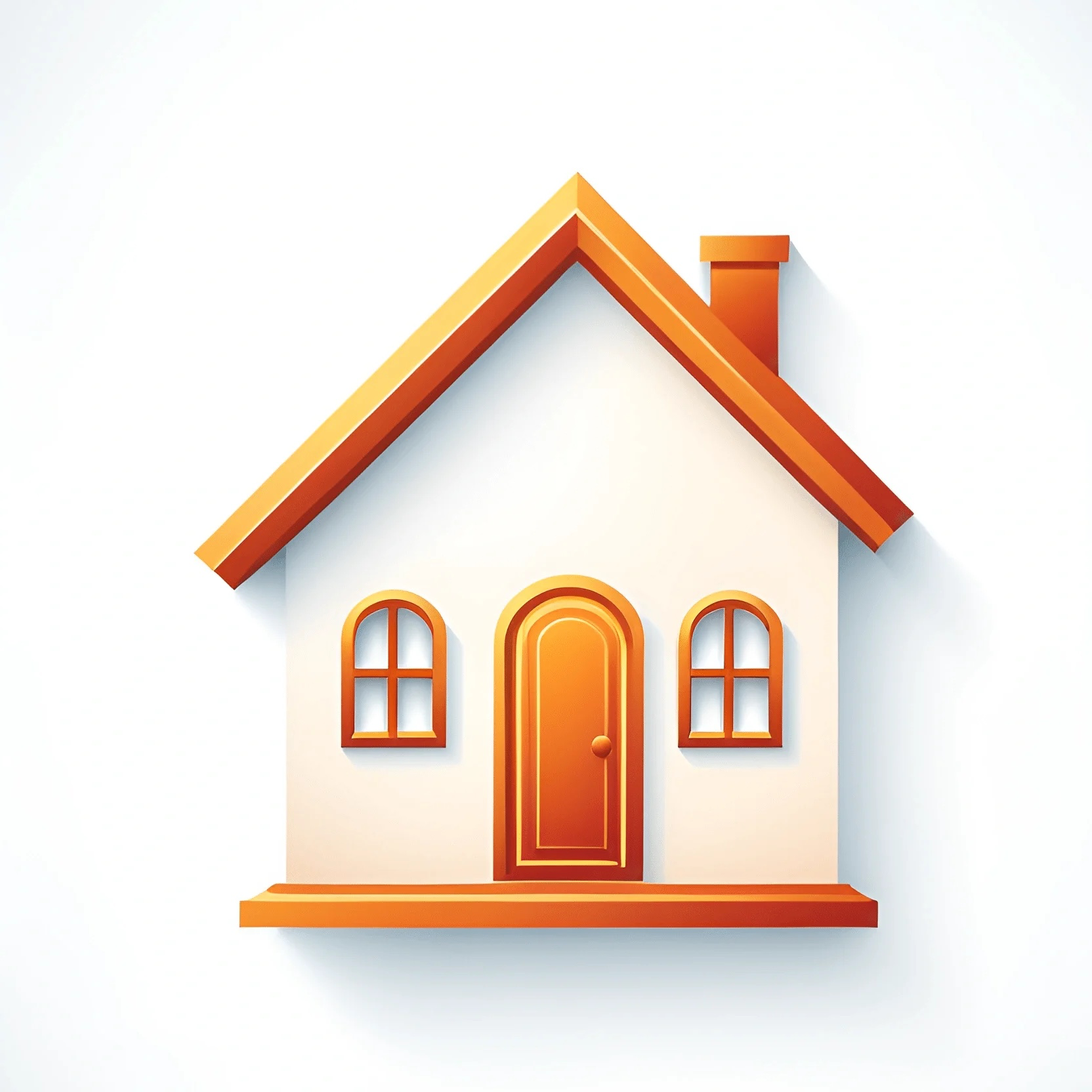 Stylized 3D Home Icon - Free Download - AI Scribbles