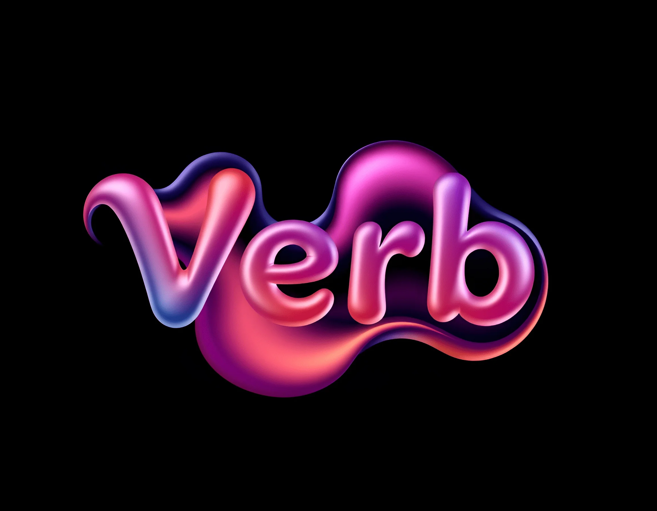 Verb Text Design Stylized 3D Text: Verb - Free Download - AI Scribbles