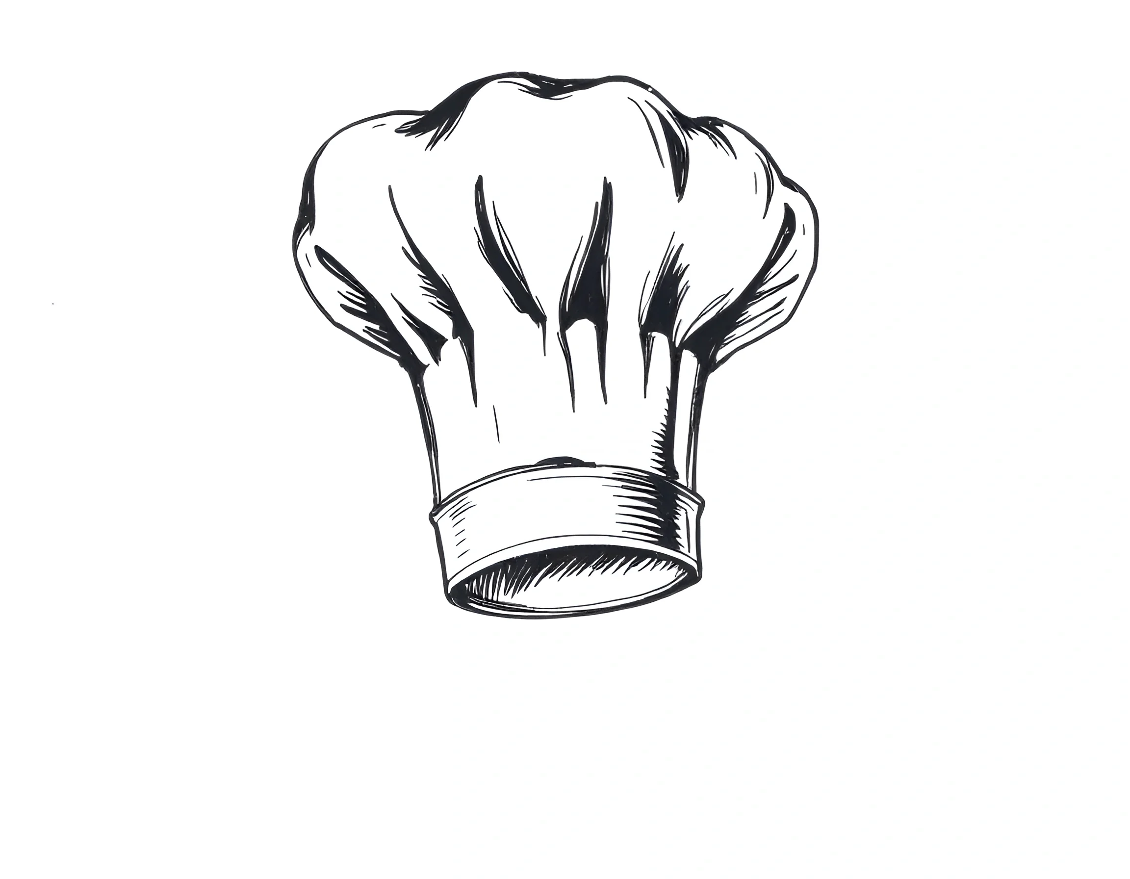 Hand-Drawn Chef Hat Illustration - Free Download - AI Scribbles