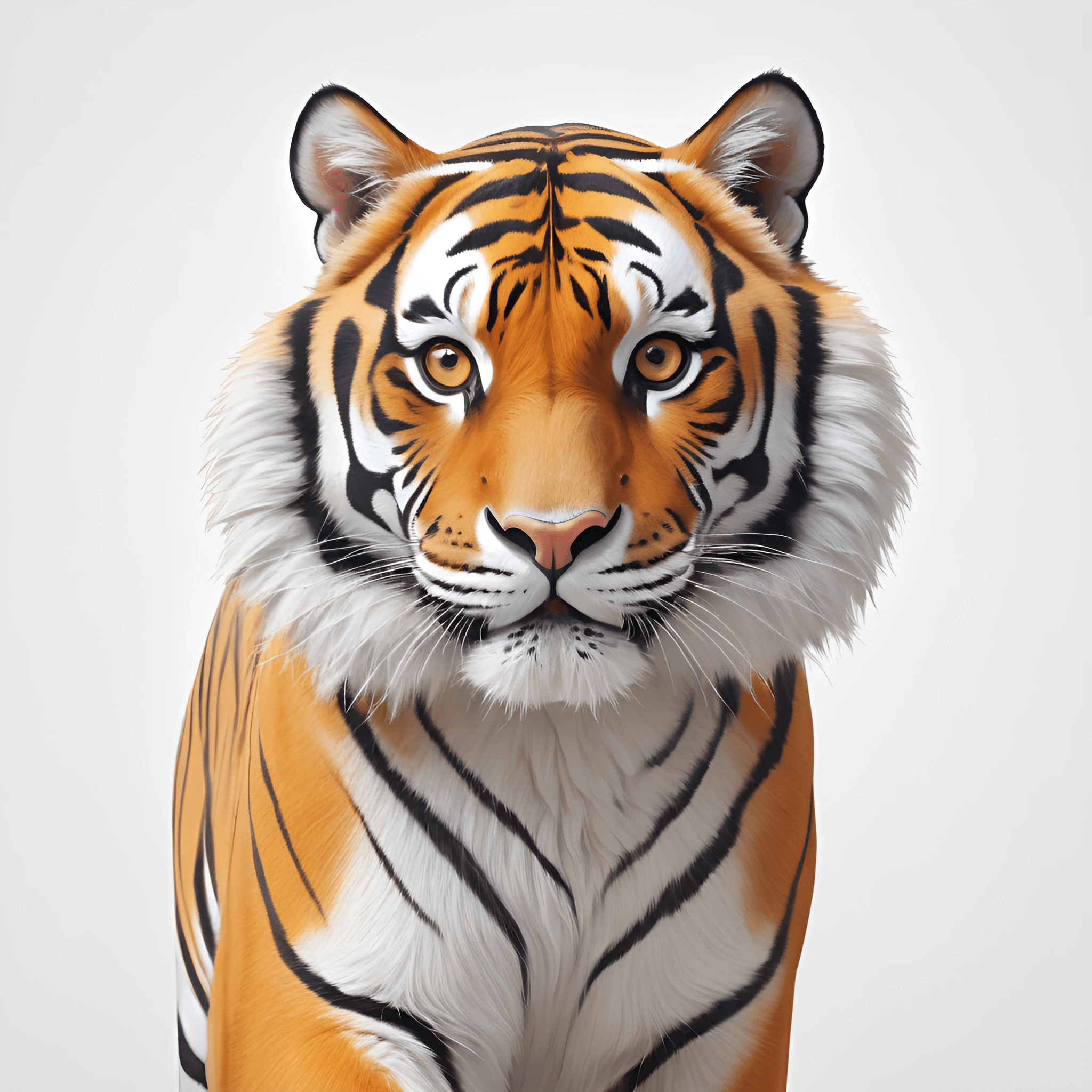 Majestic Tiger Portrait - Free Download - AI Scribbles