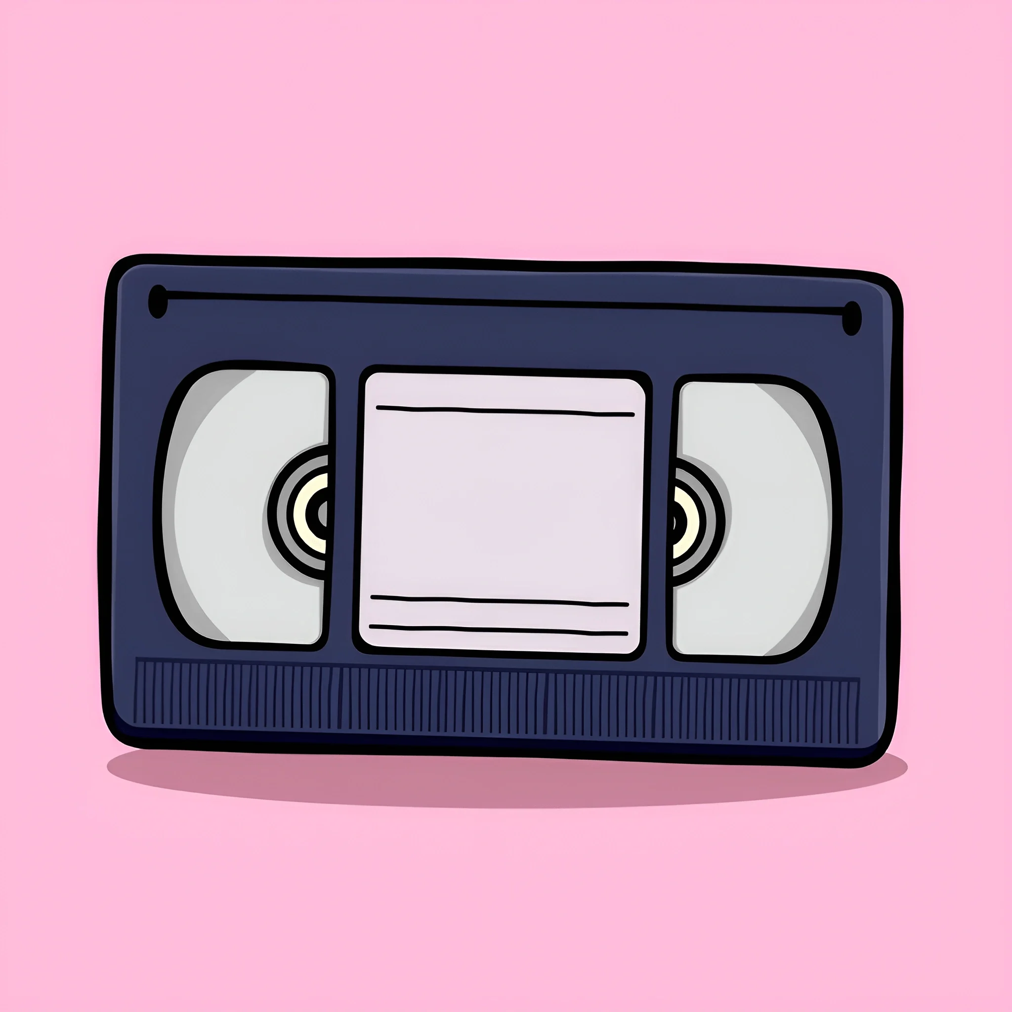 Retro VHS Tape Illustration - Free Download - AI Scribbles