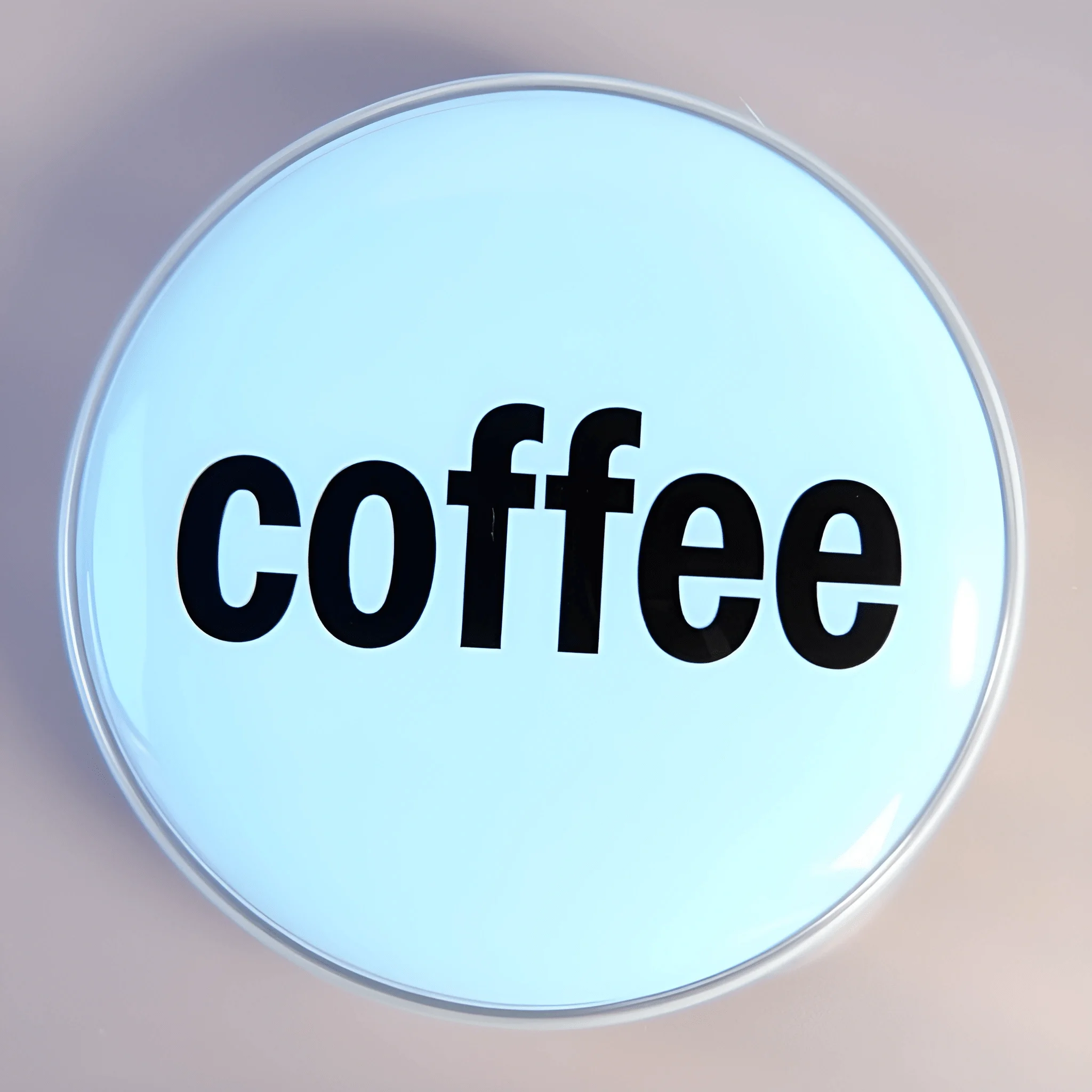 Minimalist Coffee Sign - Free Download - AI Scribbles