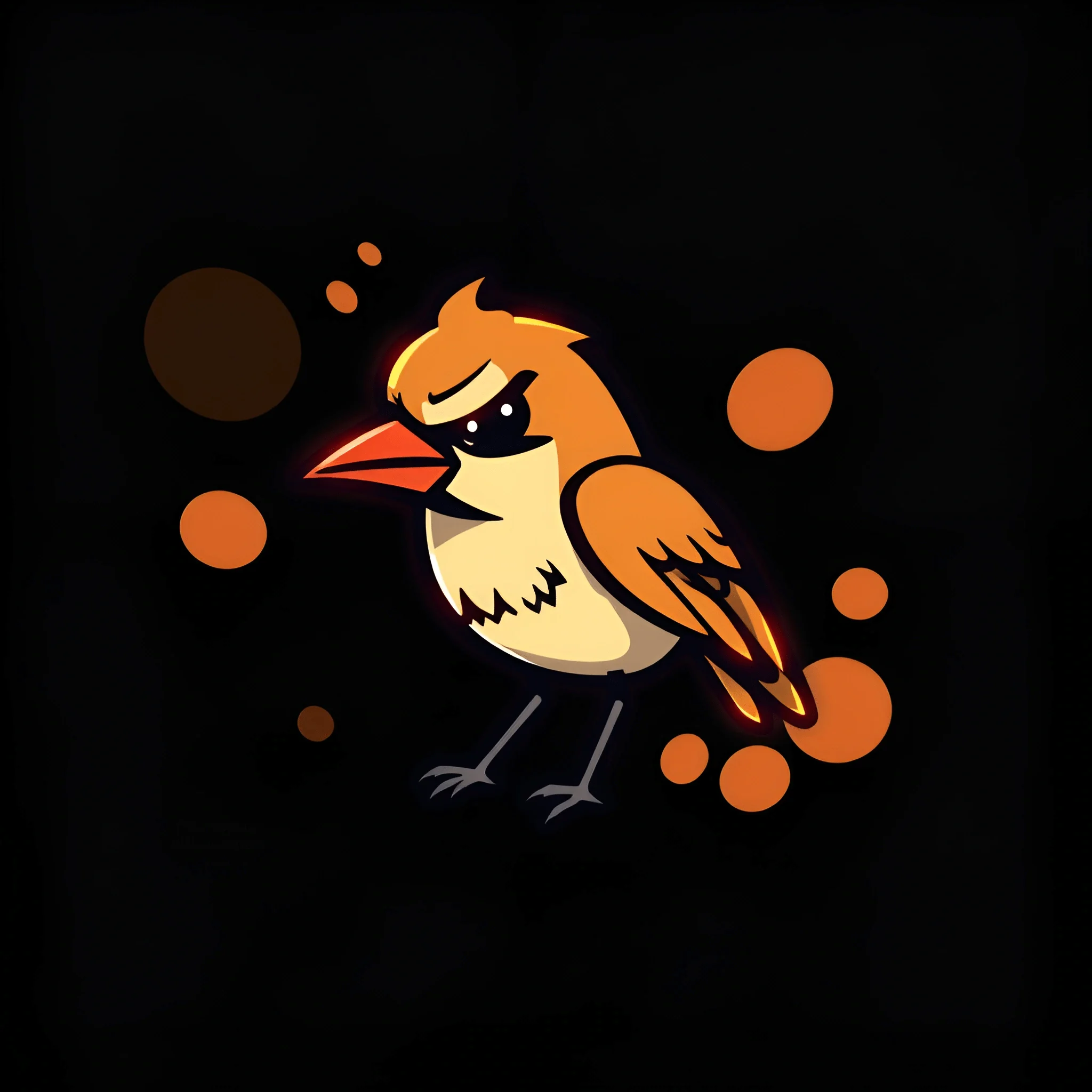 Cartoon Style Bird Illustration - Free Download - AI Scribbles