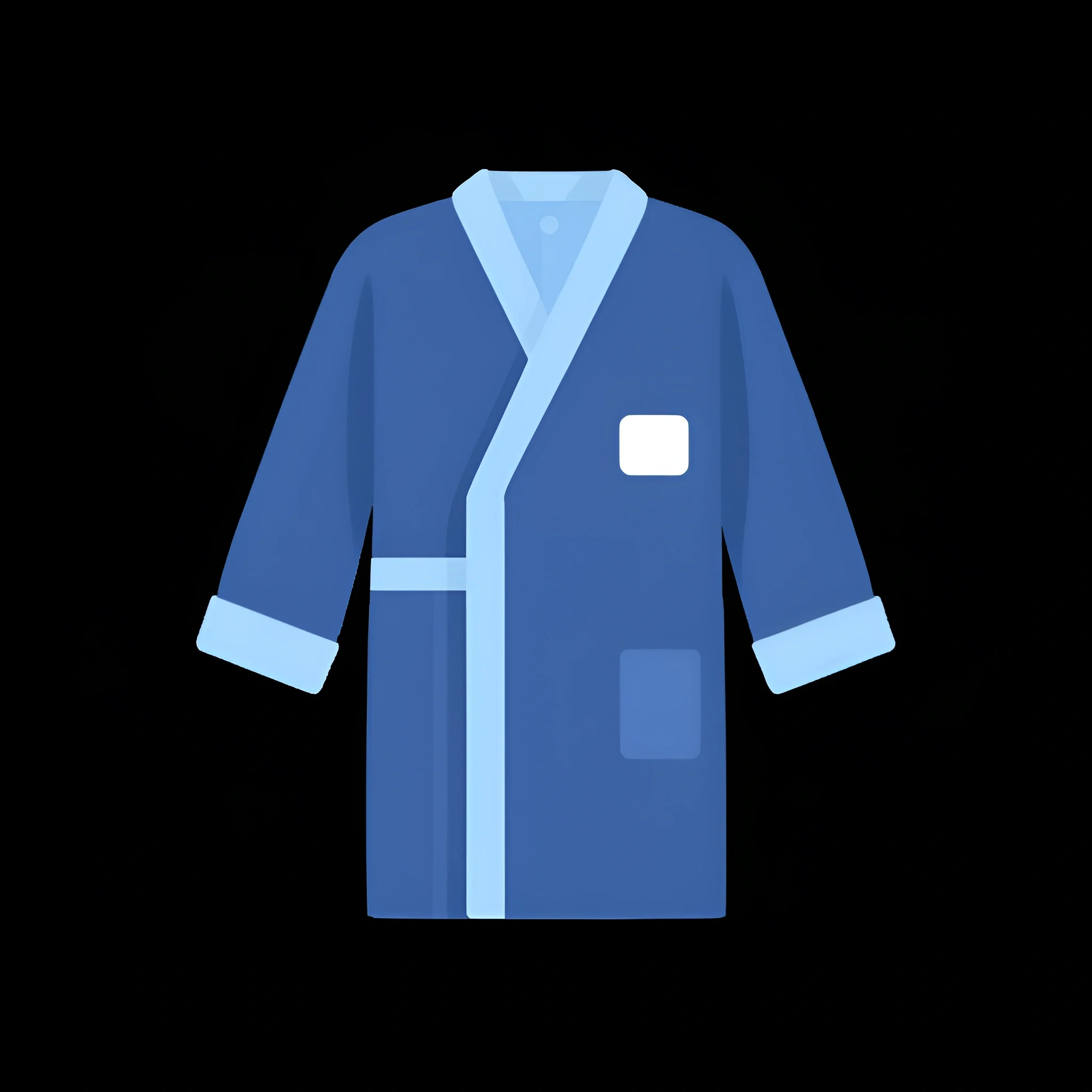 Blue Bathrobe Icon - Free Download - AI Scribbles