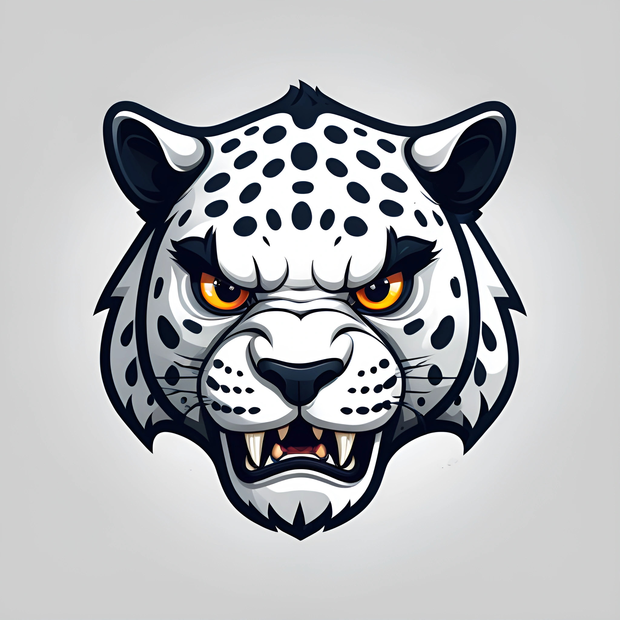 Leaopard Head Fierce Leopard Head Illustration - Free Download - AI Scribbles