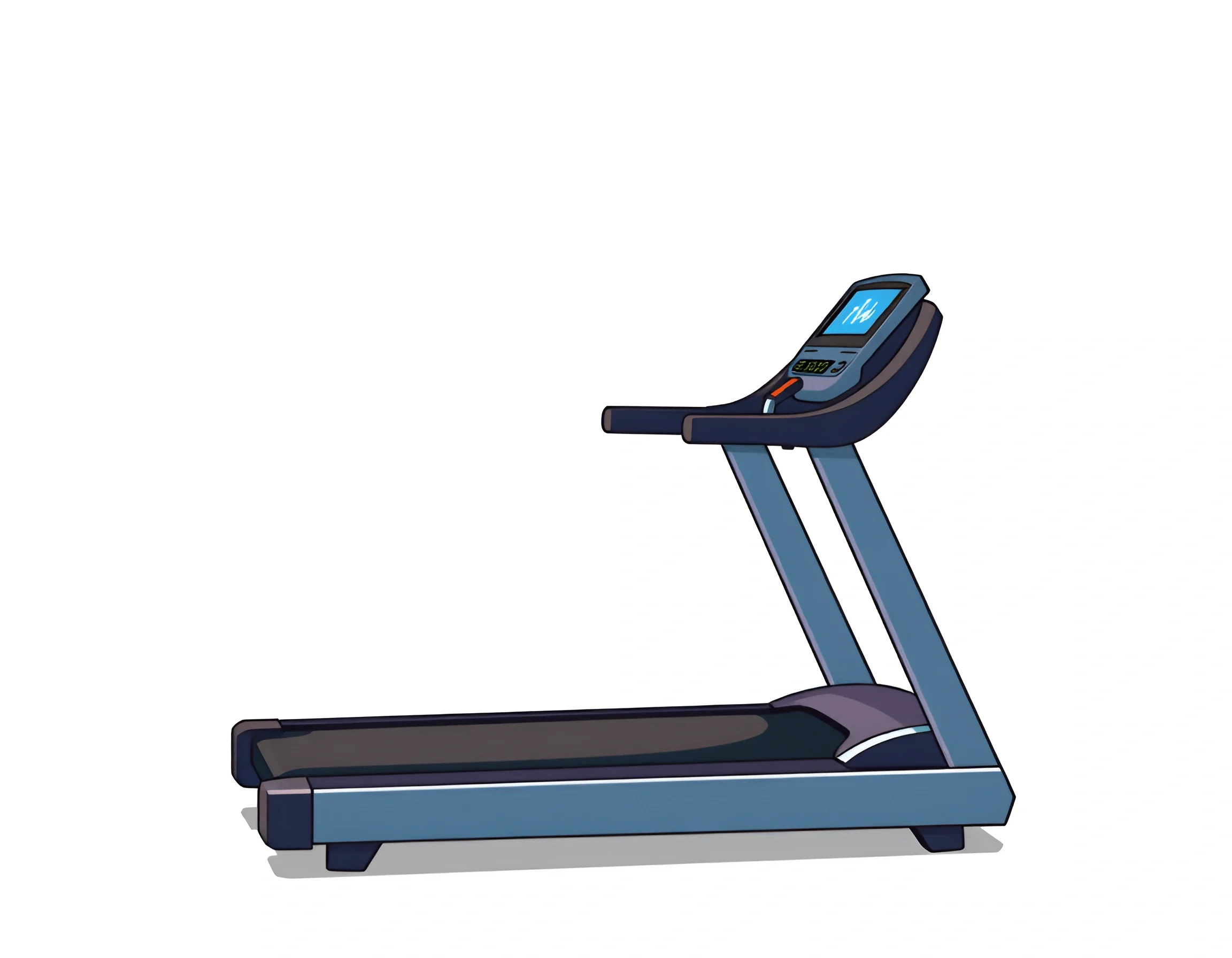 Treadmill Design/animation Digital Treadmill Illustration - Free Download - AI Scribbles