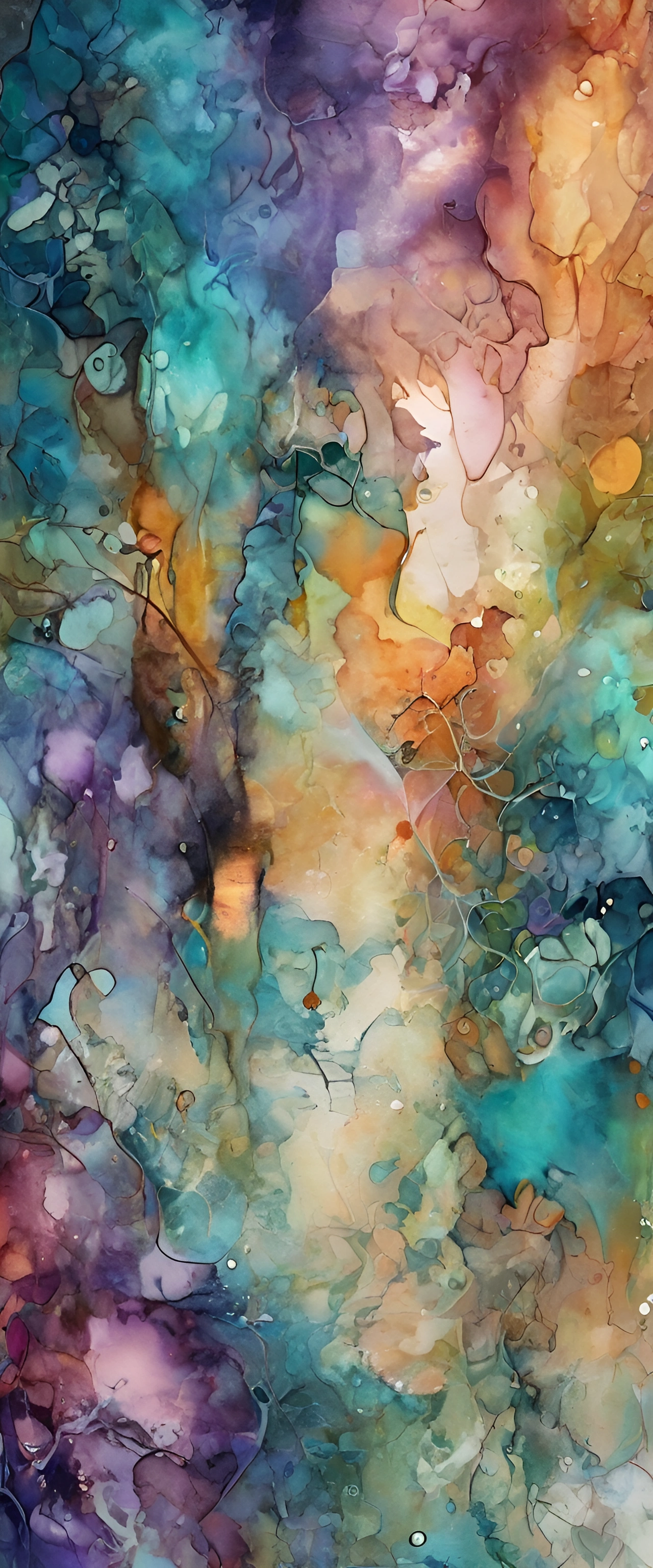 Abstract Watercolor Artwork - Free Download - AI Scribbles
