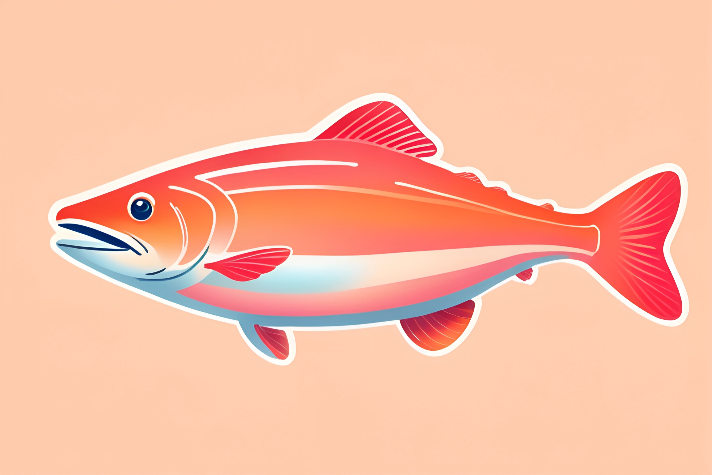 Colorful Cartoon Fish Illustration - Free Download - AI Scribbles