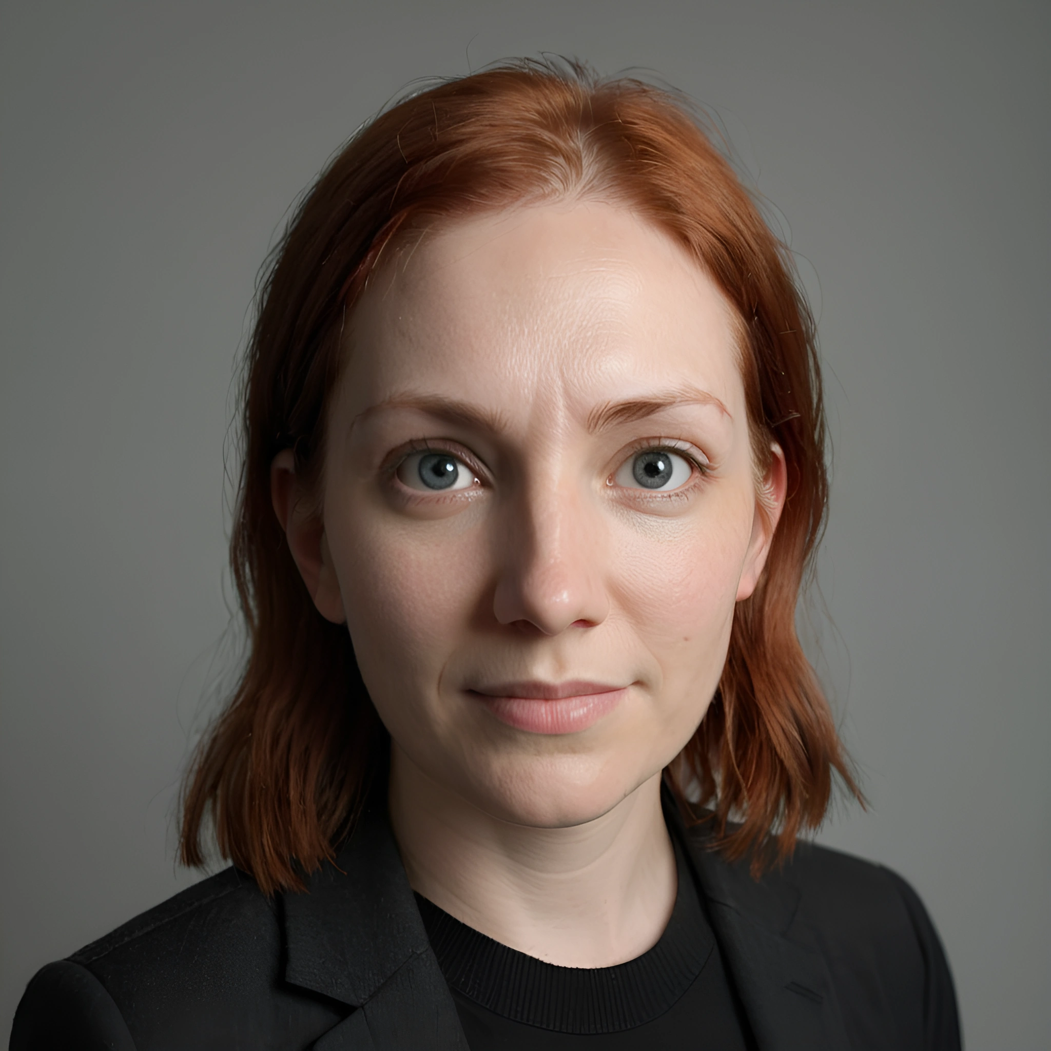Portrait of a Woman with Red Hair - Free Download - AI Scribbles