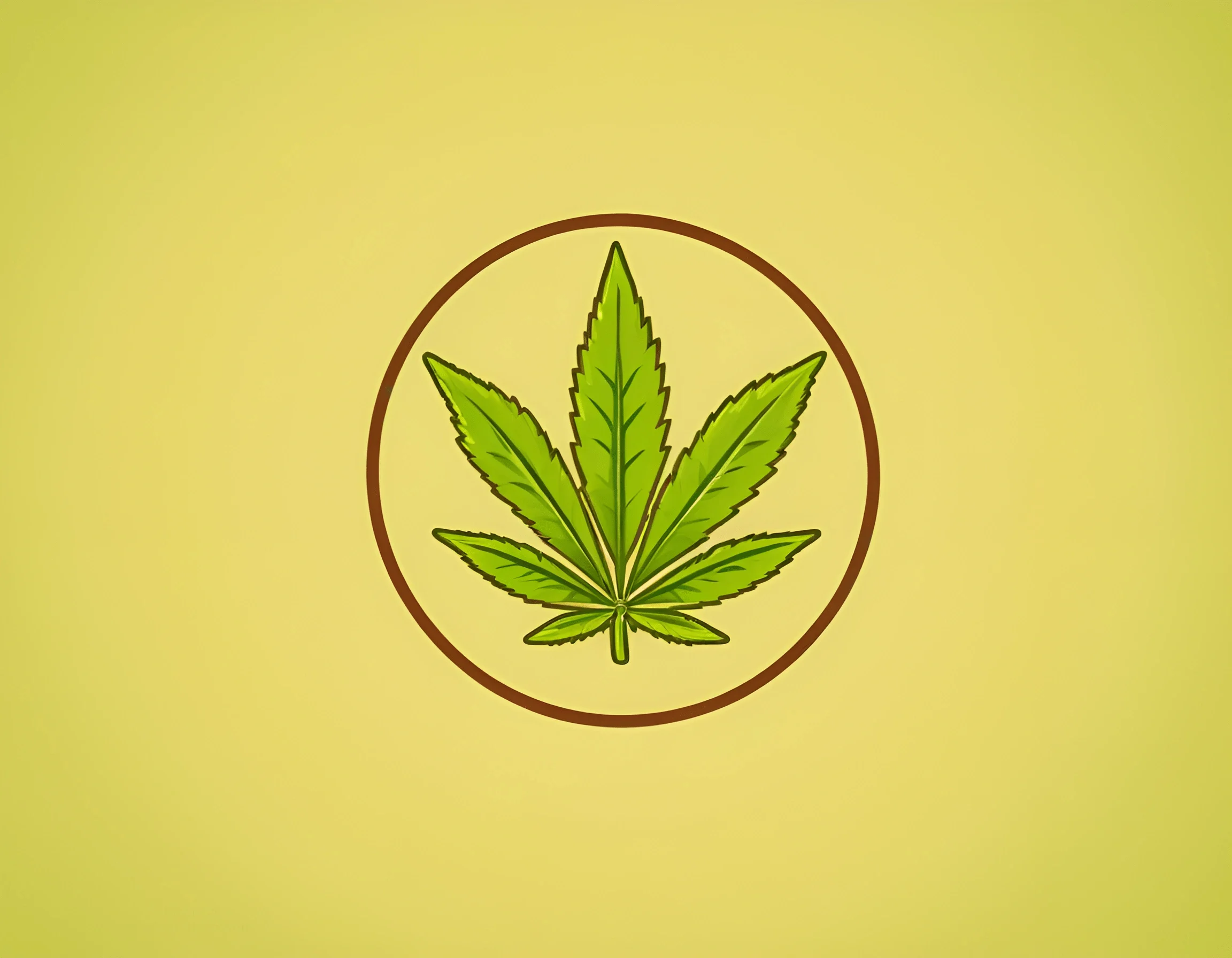 Cannabis Leaf Icon - Free Download - AI Scribbles