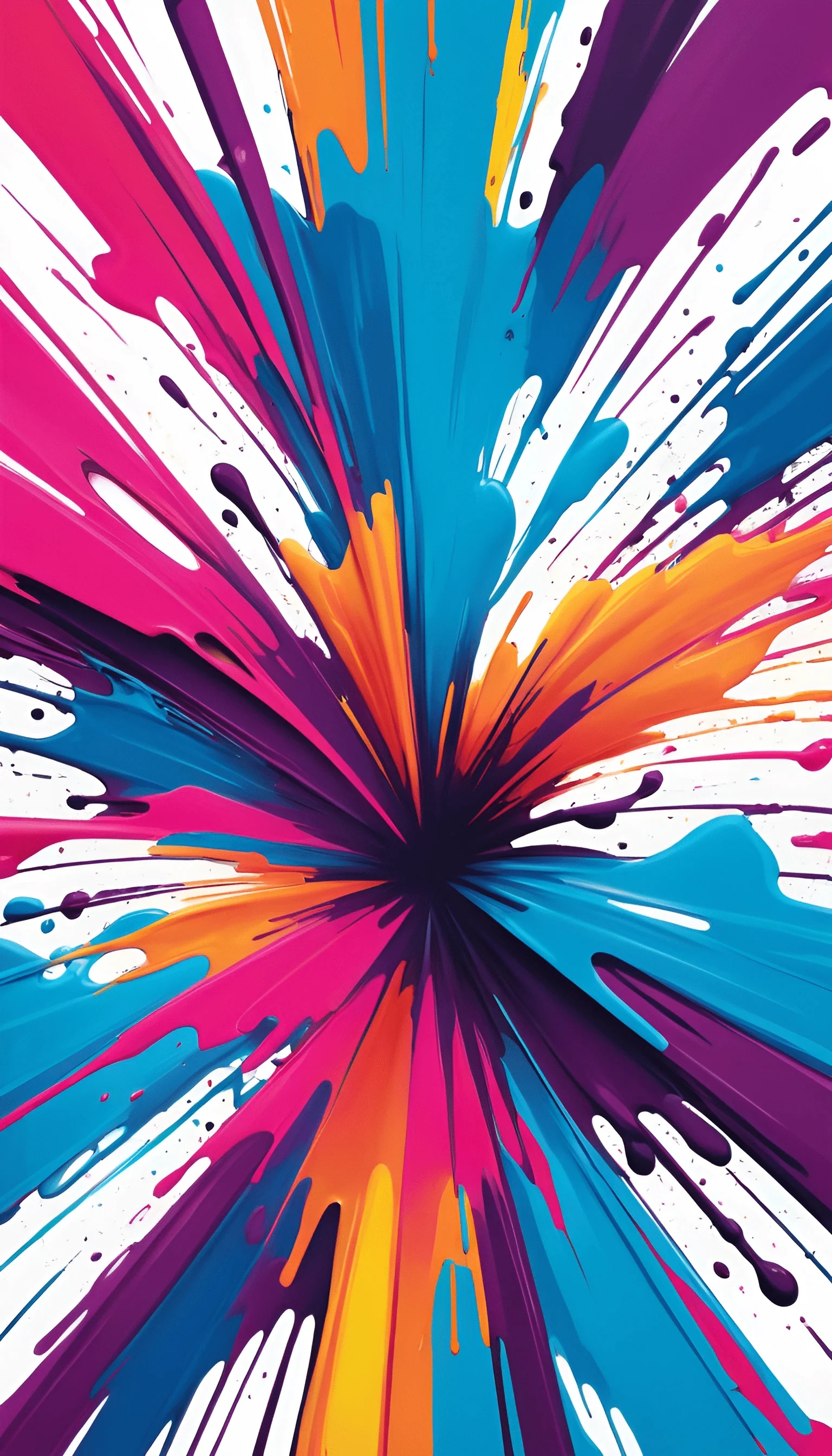Abstract Art Splashes Vibrant Abstract Splash Art - Free Download - AI Scribbles
