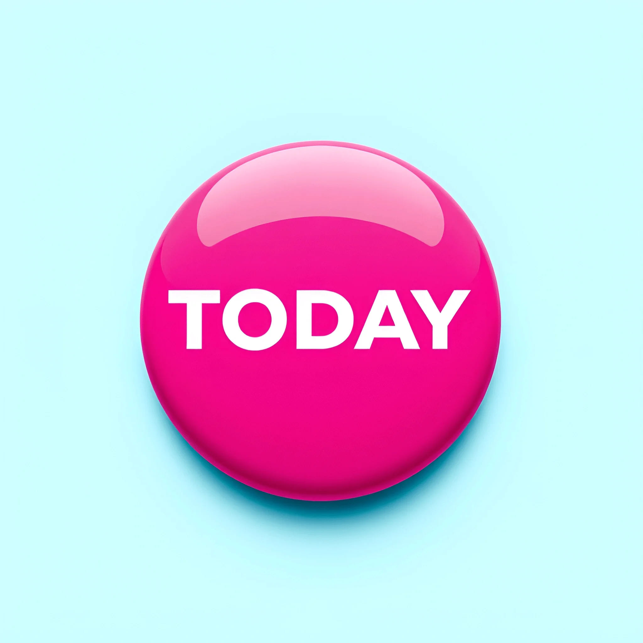 Today Button Image Pink Button with Today Text on Light Blue Background - Free Download ...