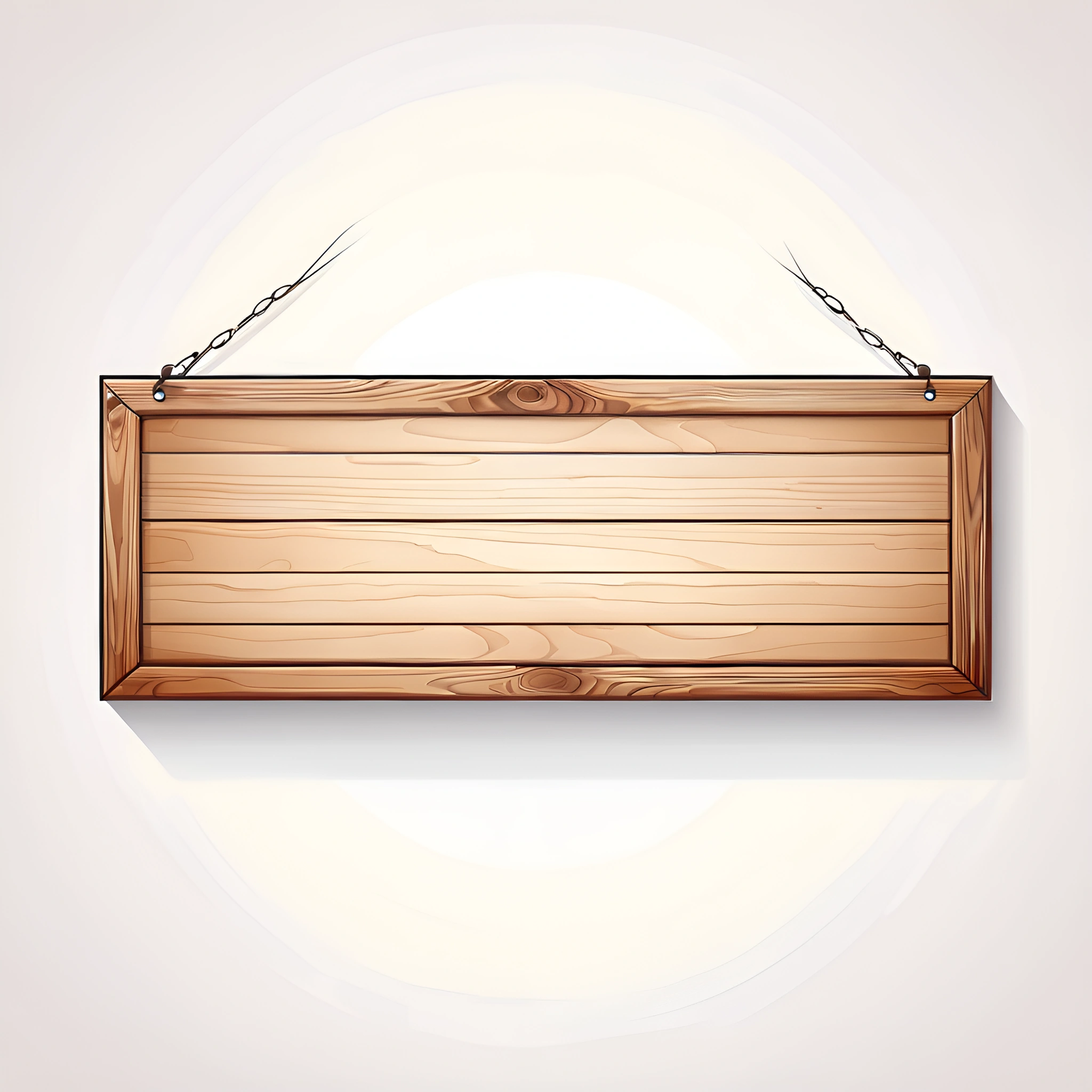 Wooden Signboard Illustration - Free Download - AI Scribbles