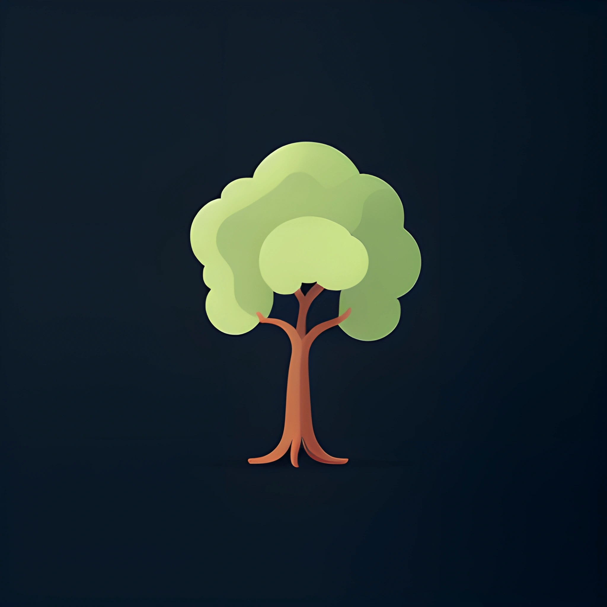 Tree Simple Minimalist Tree Illustration - Free Download - AI Scribbles