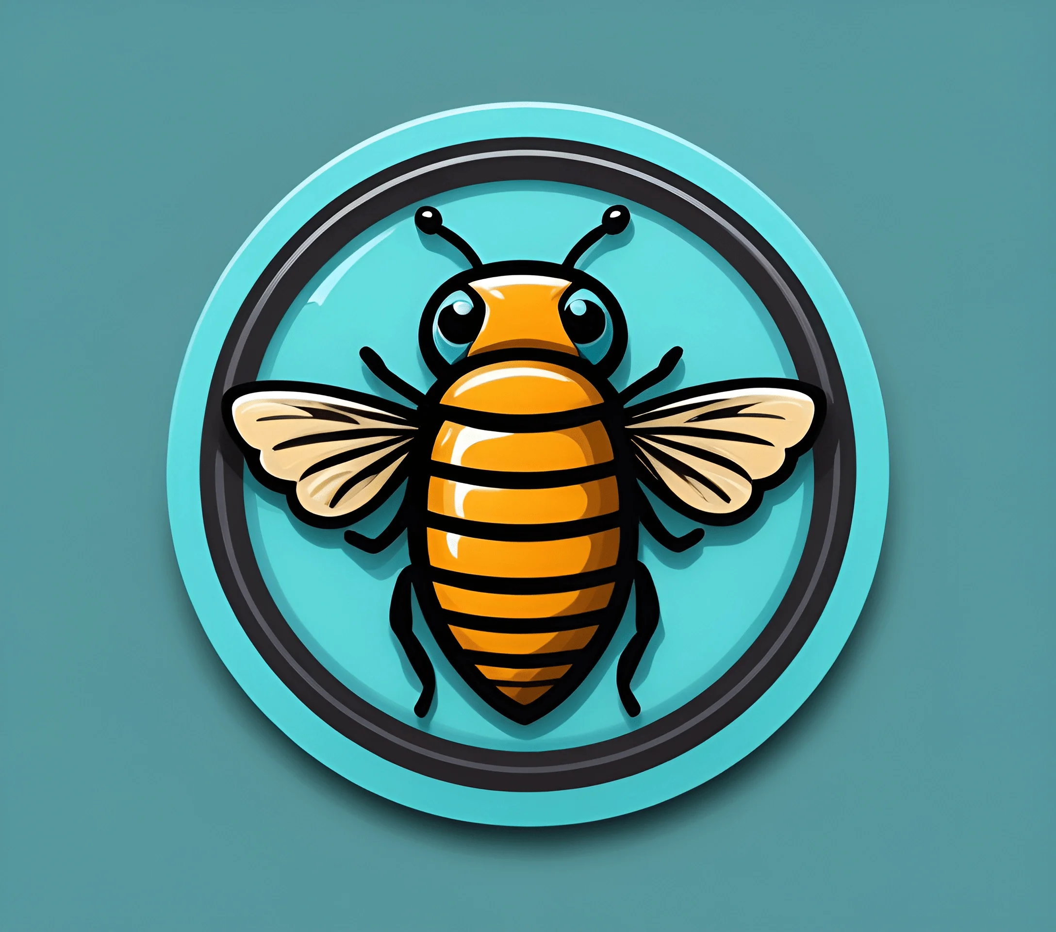Cartoon Bee Icon - Free Download - AI Scribbles