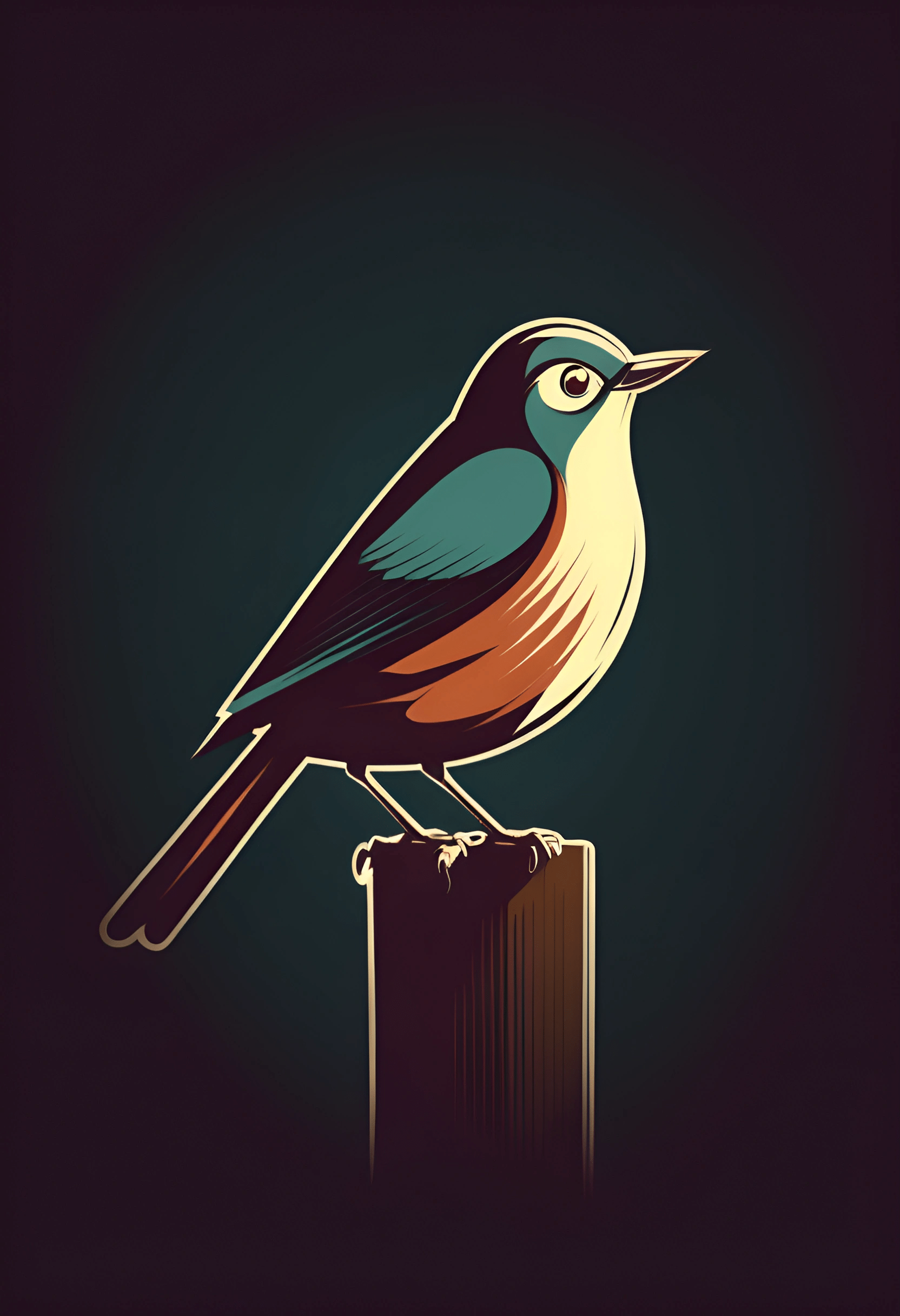 Creative Bird Abstract Abstract Bird Artwork - Free Download - AI Scribbles