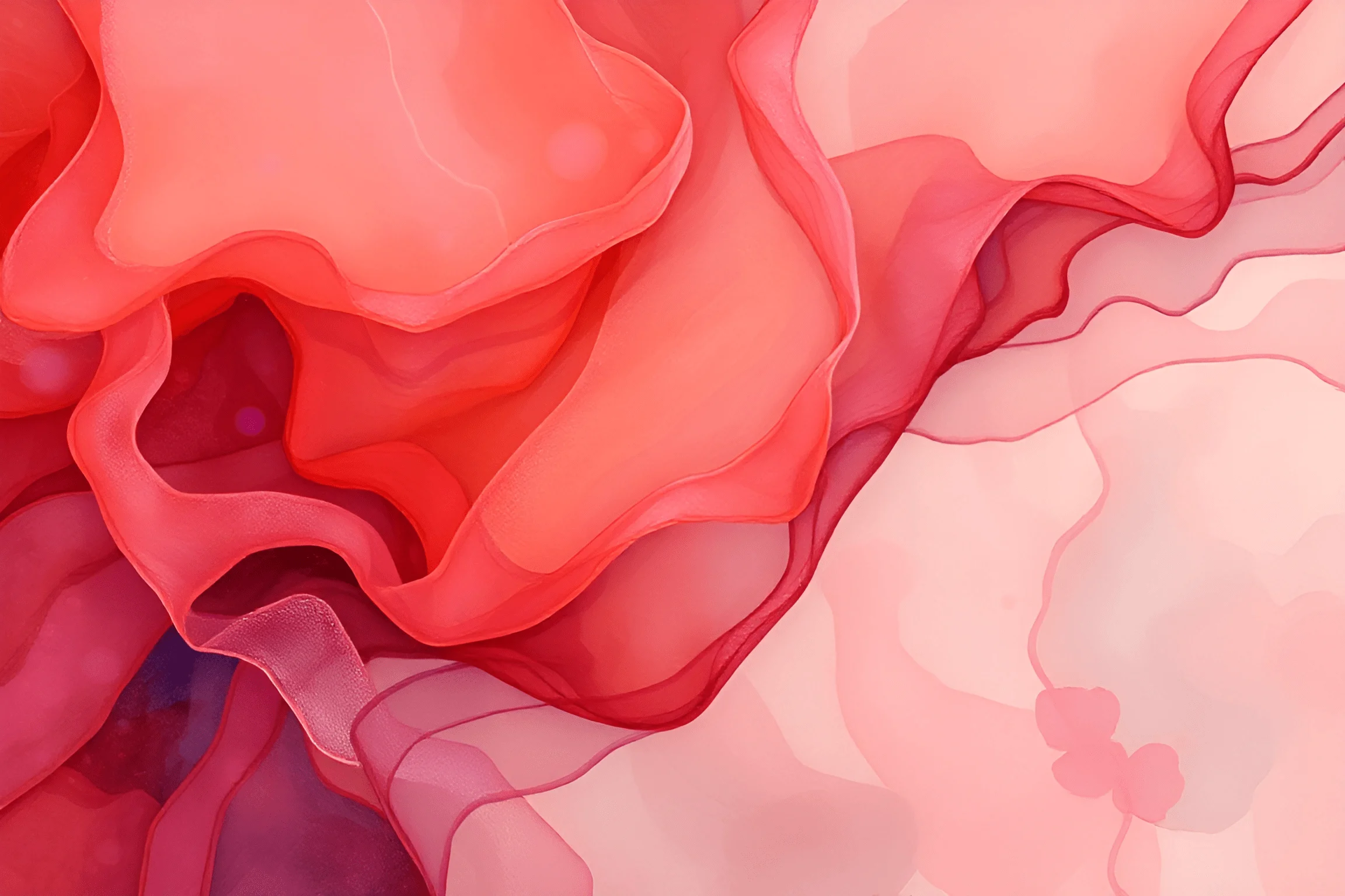 Abstract Red Flowing Textures - Free Download - AI Scribbles