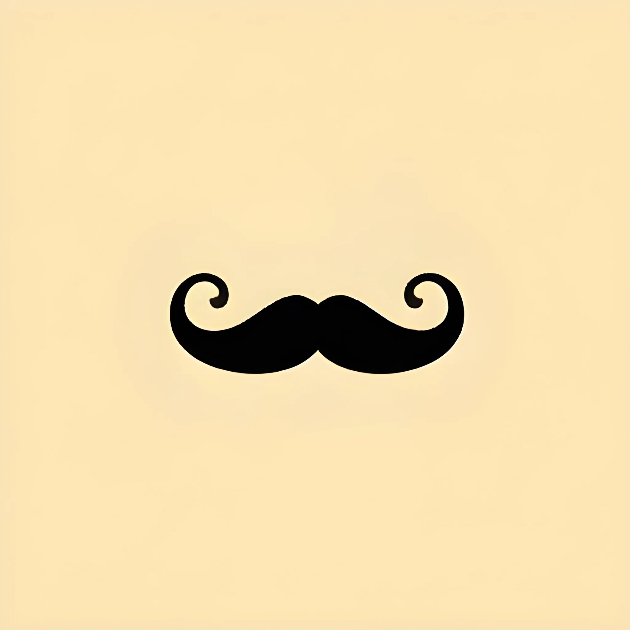 Vintage Handlebar Mustache Icon - Free Download - AI Scribbles