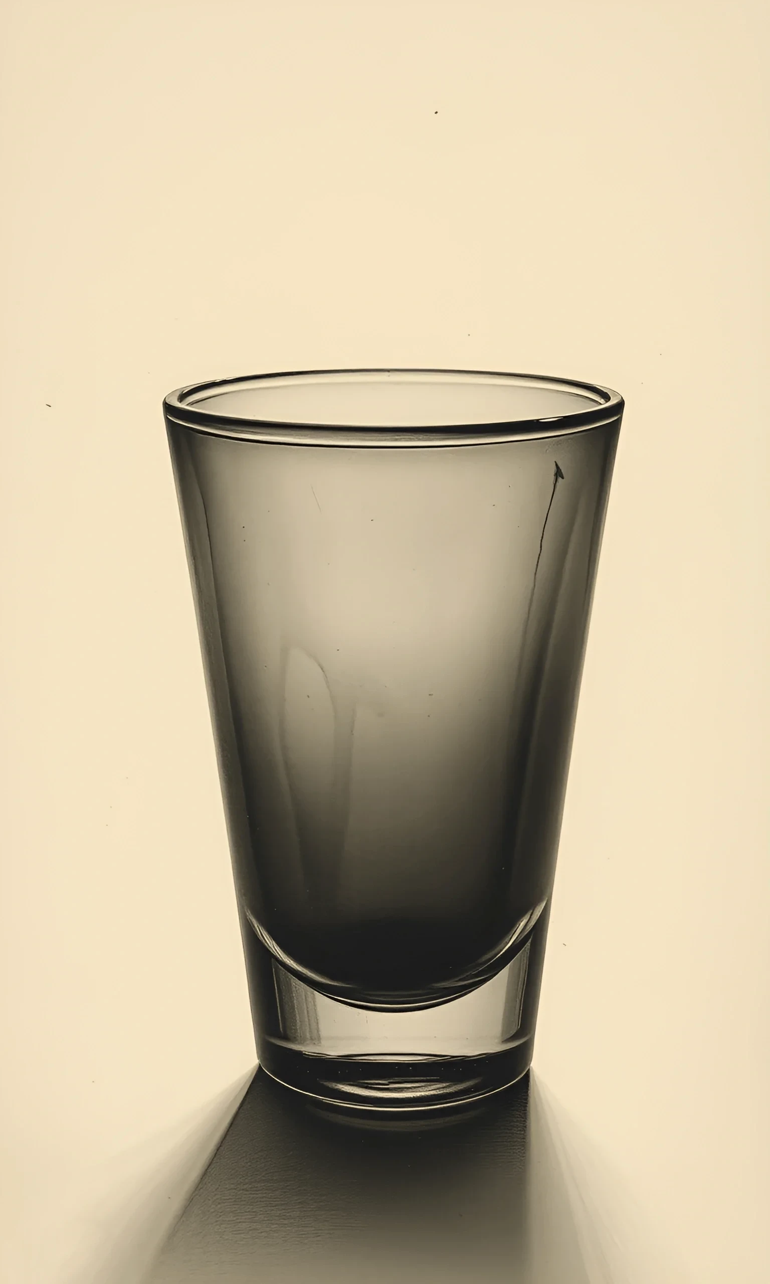 Empty Transparent Glass On Light Background - Free Download - AI Scribbles