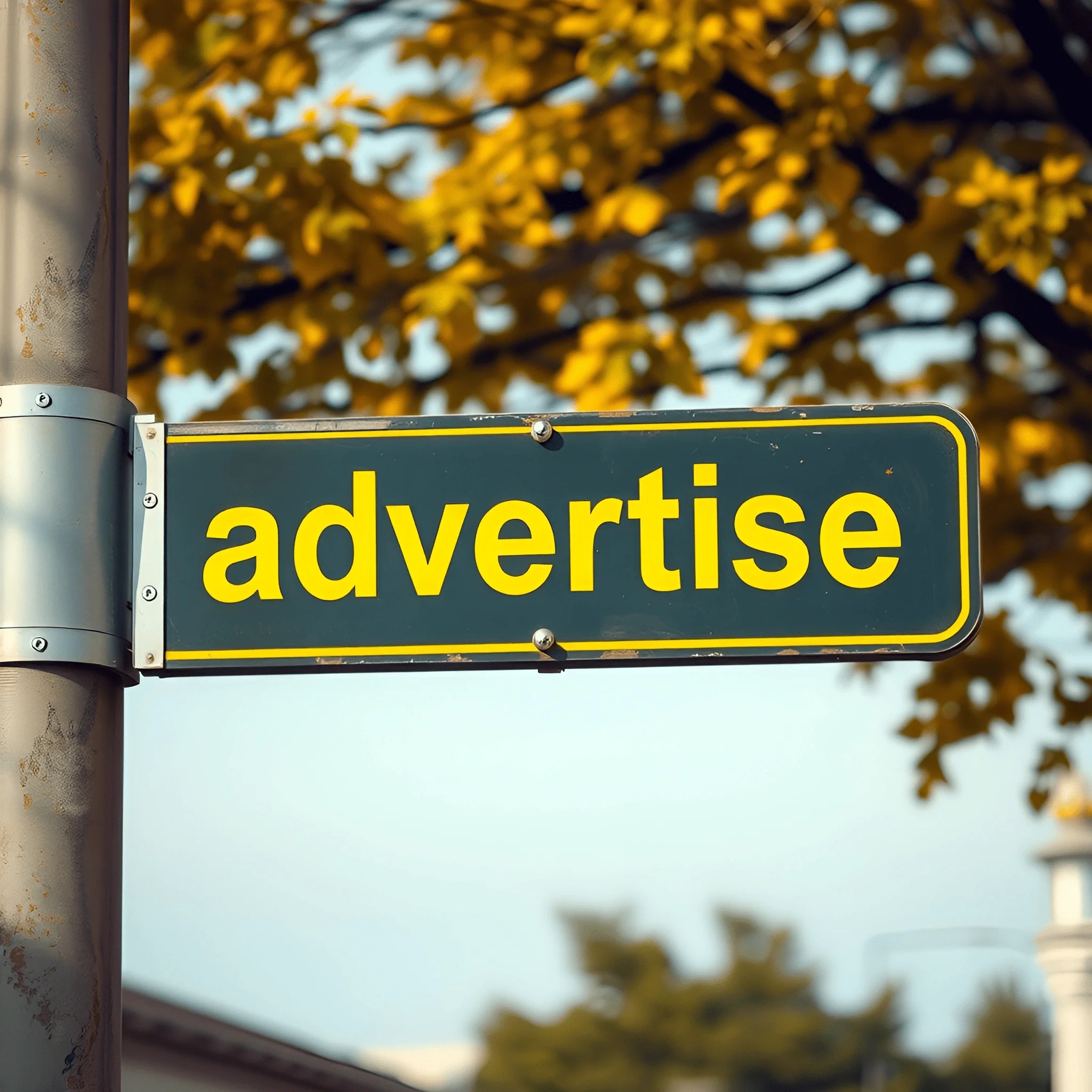 Advertise Street Sign - Free Download - AI Scribbles