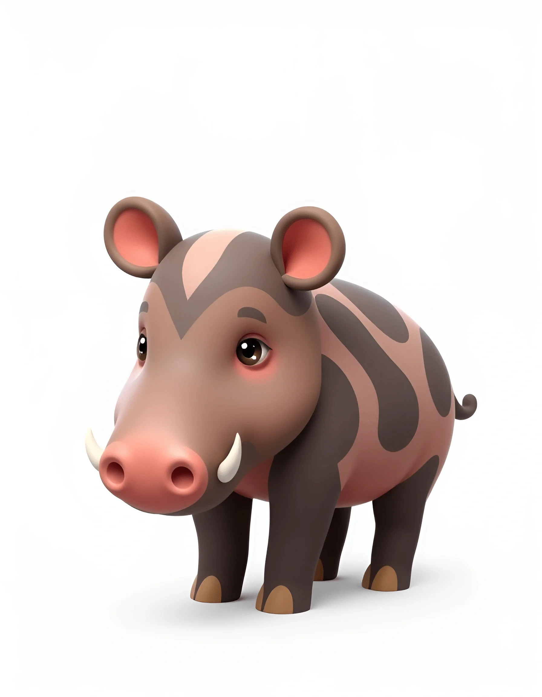 Cute Cartoon Boar Character - Free Download - AI Scribbles