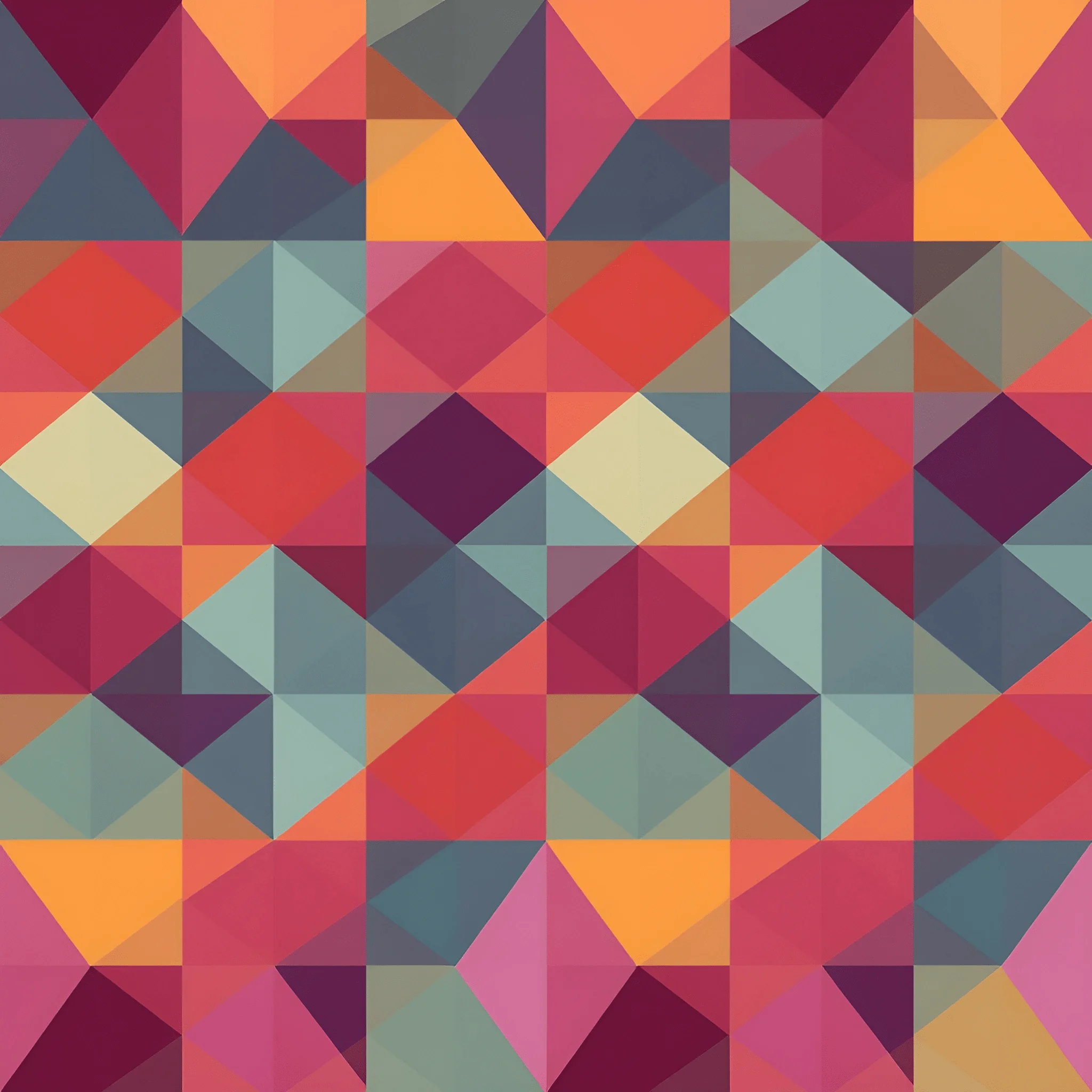 Abstract Geometric Pattern with Triangles and Diamonds - Free Download ...
