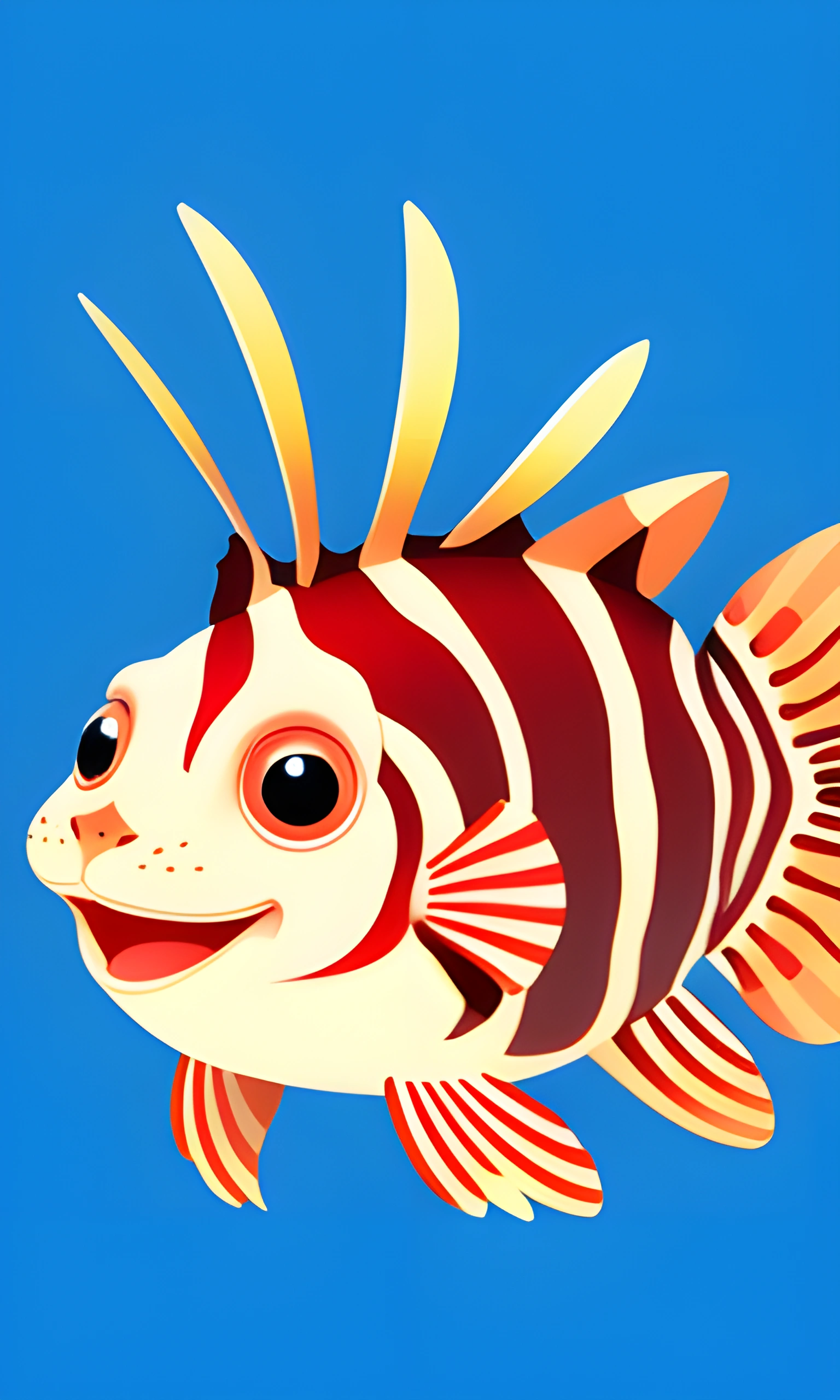 Cartoon Rfish Cheerful Cartoon Fish - Free Download - AI Scribbles