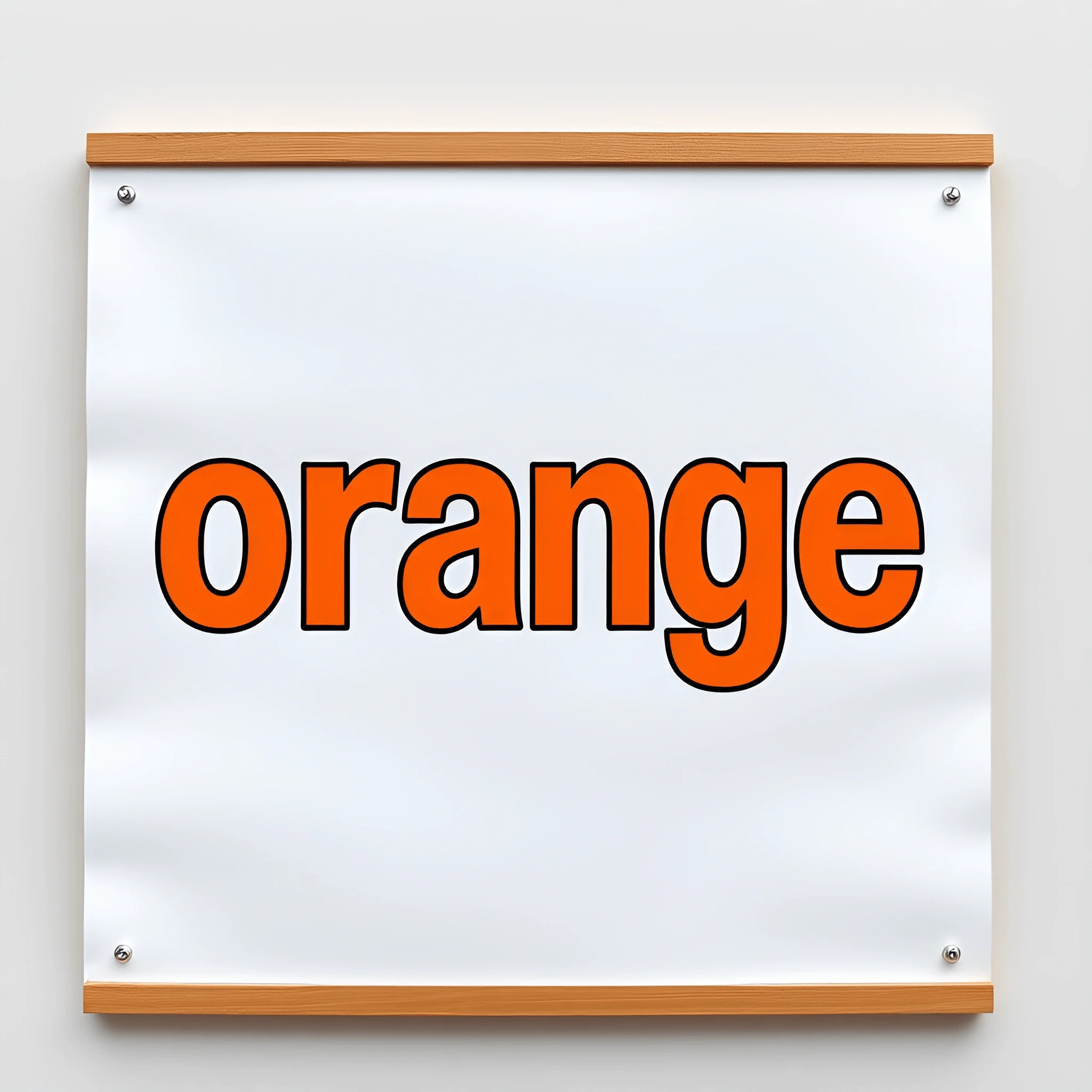 Sign Orange Background Color Sign: Orange - Free Download - AI Scribbles