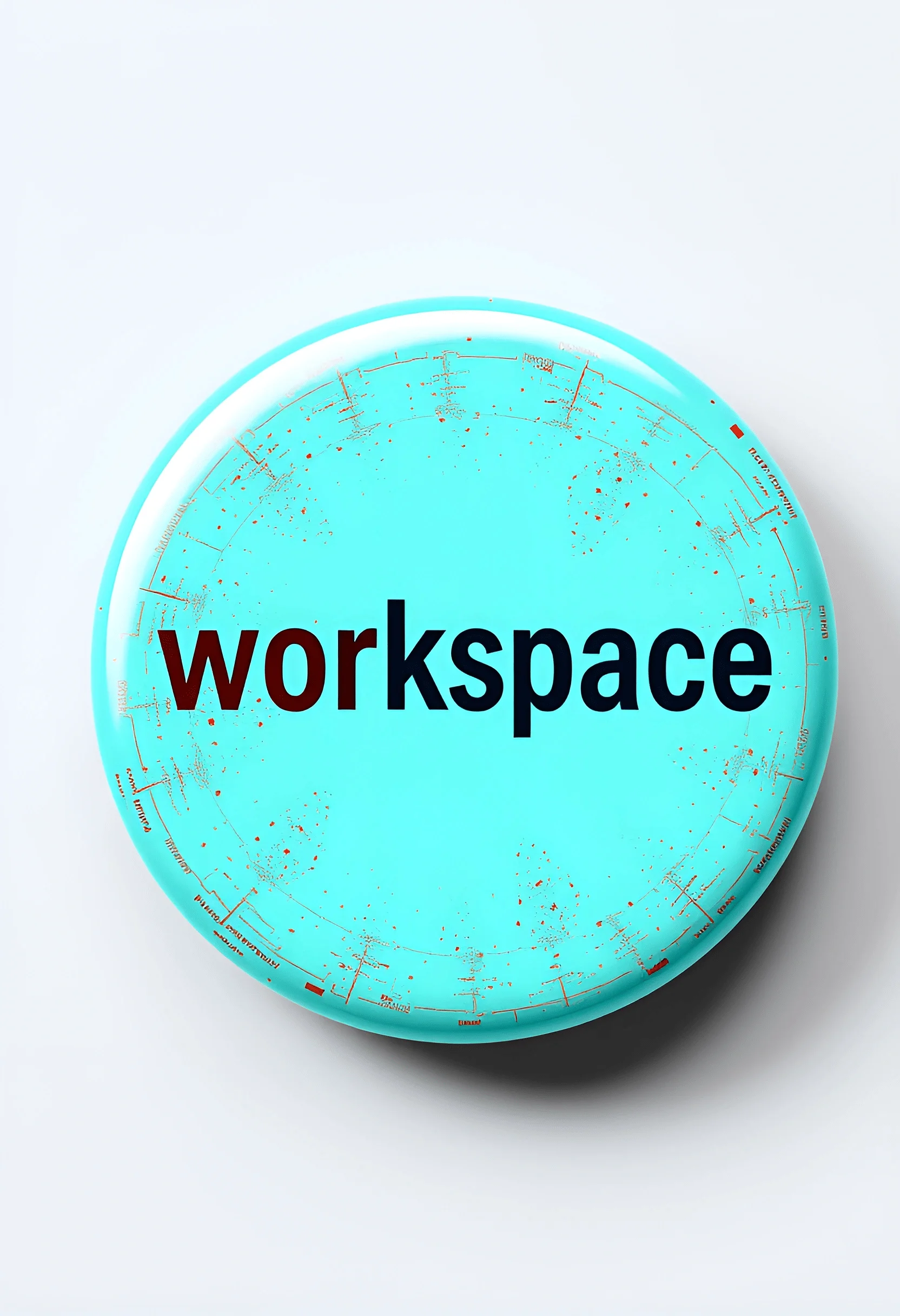 Workspace Button Icon On Blue Background - Free Download - AI Scribbles