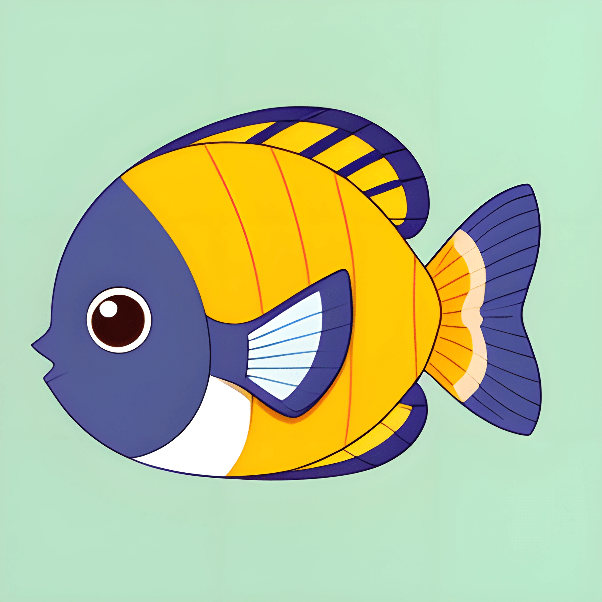 Chartoon Fish Colorful Cartoon Fish Illustration - Free Download - AI Scribbles