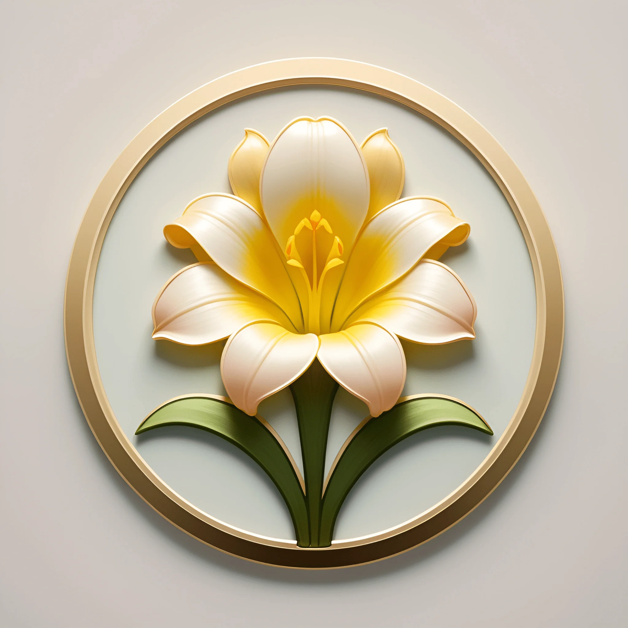 Elegant Floral Emblem Design - Free Download - AI Scribbles