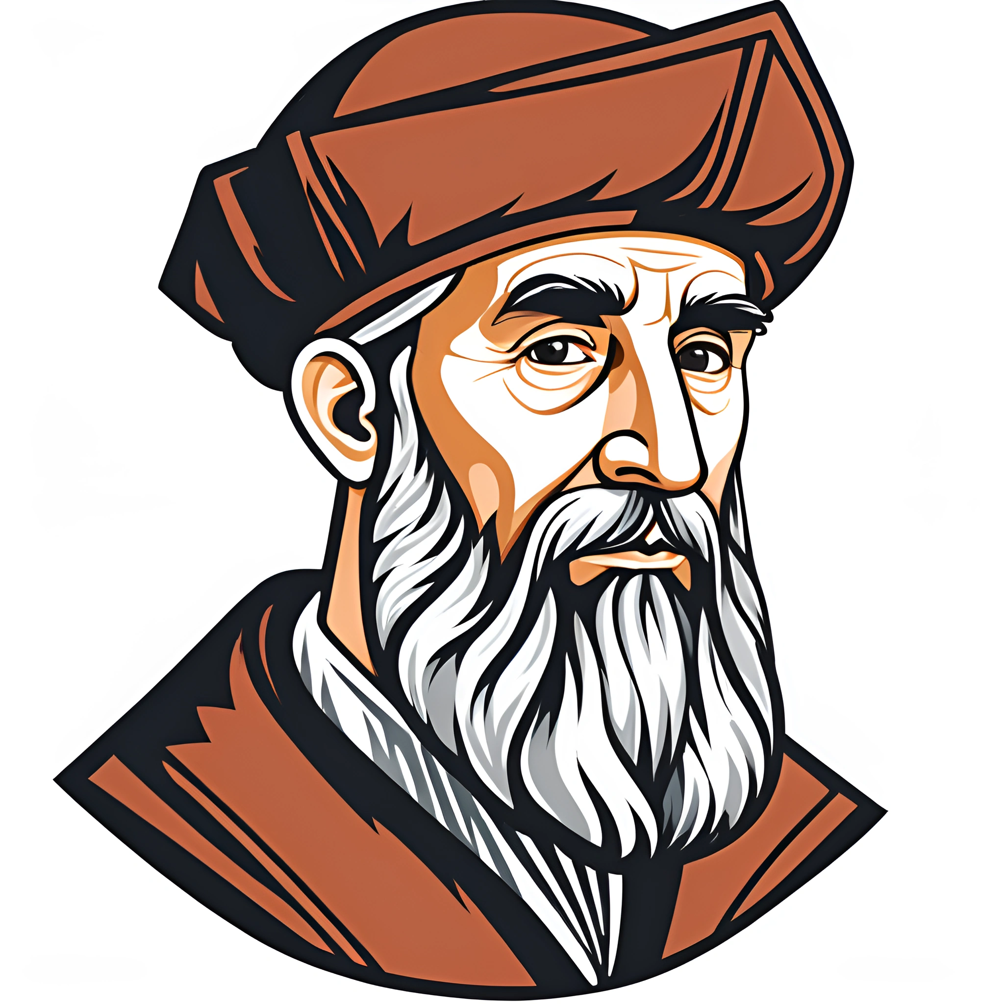Medieval Portrait Illustration - Free Download - AI Scribbles