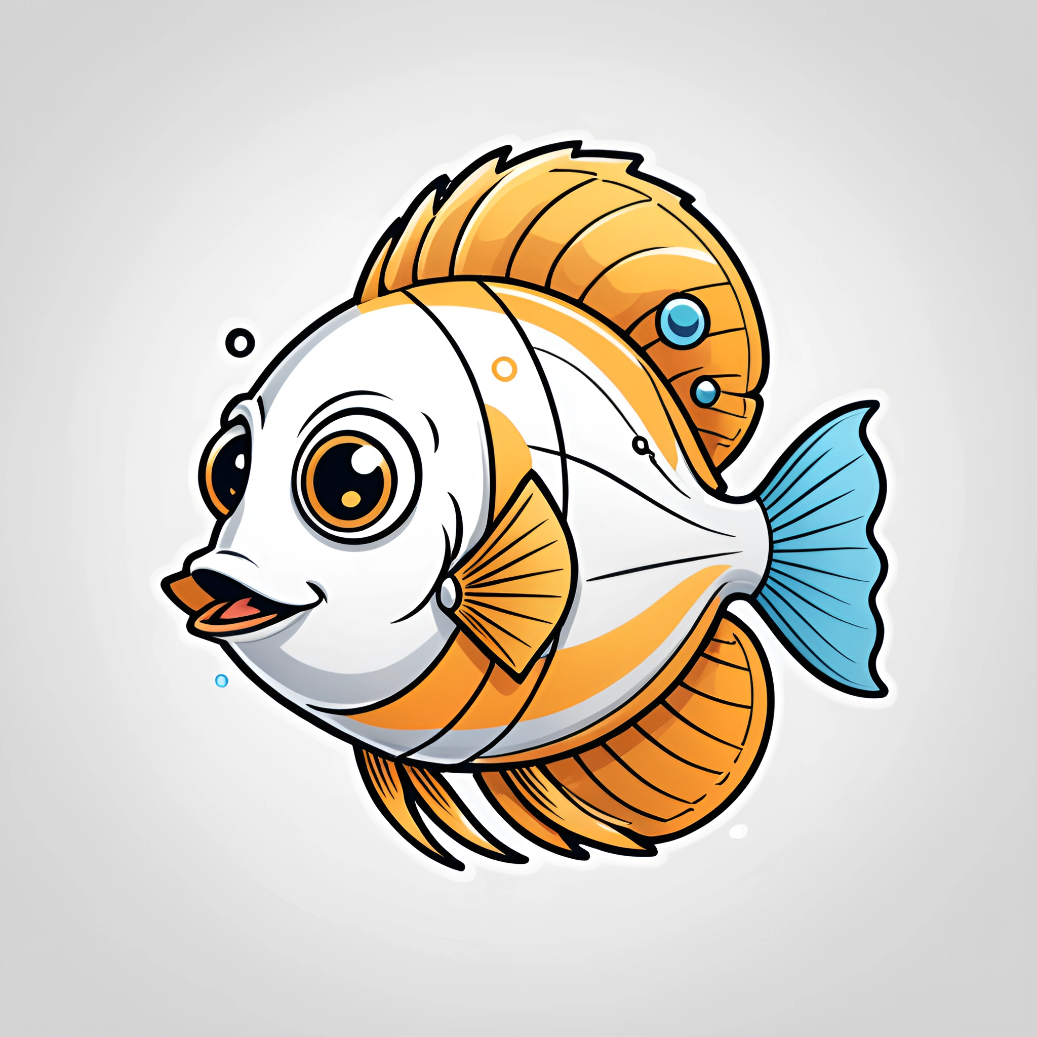 Chartoon Fish Vibrant Cartoon Fish Illustration - Free Download - AI Scribbles