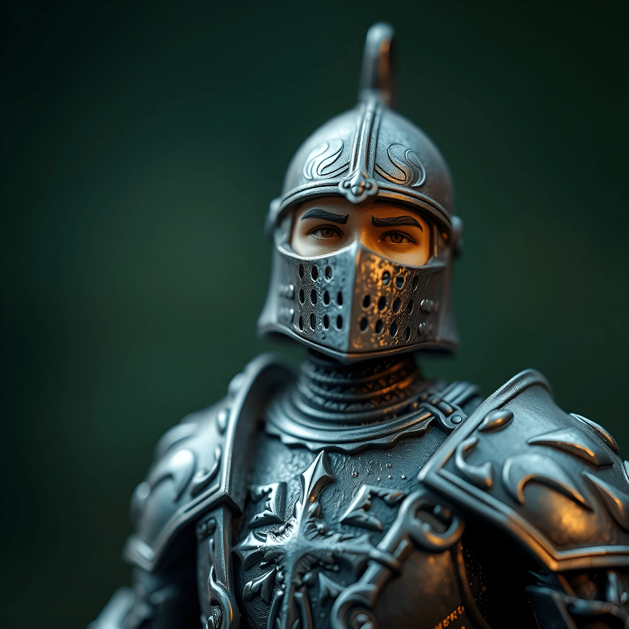 Medieval Knight Armor with Helmet - Free Download - AI Scribbles