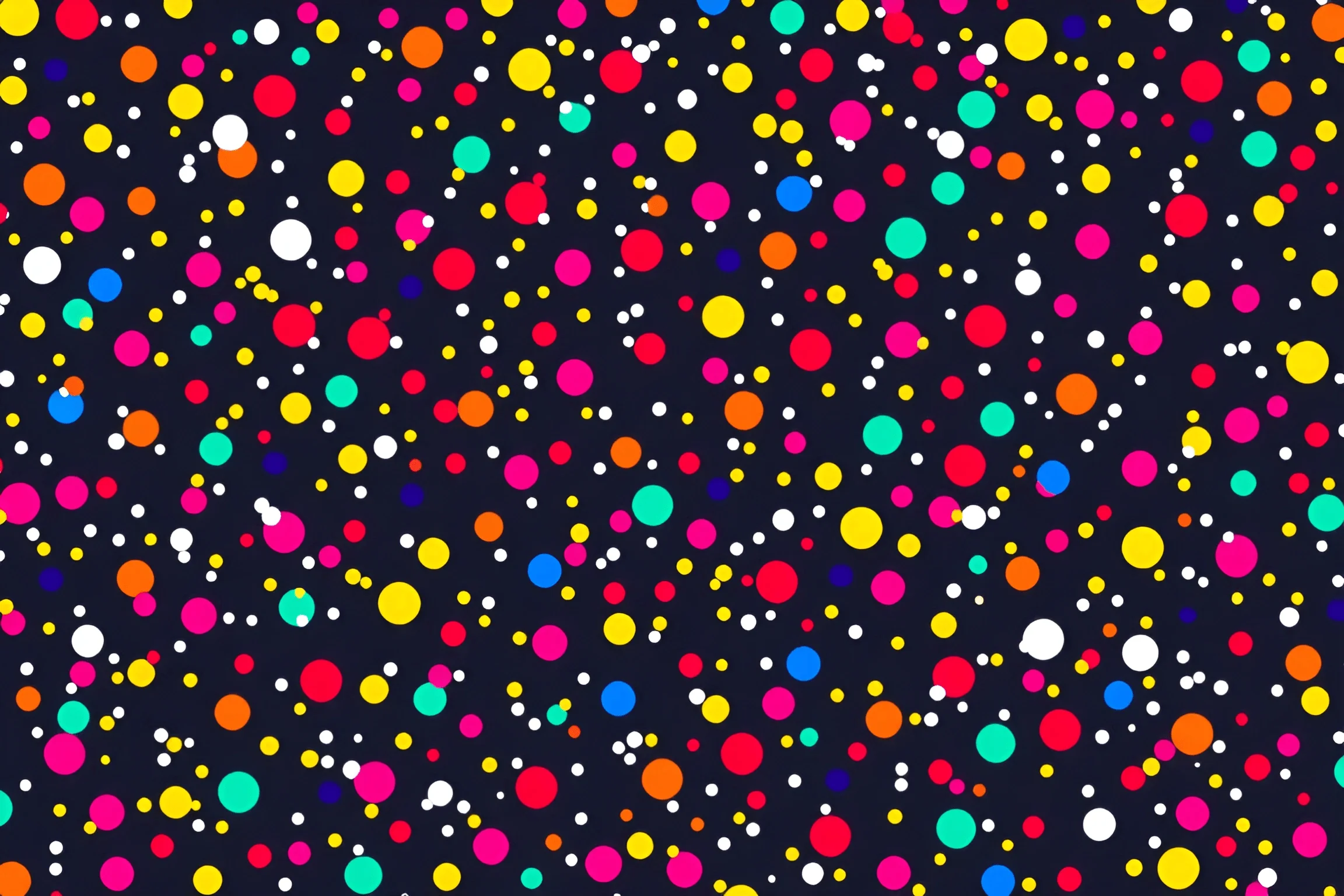 Colorful Polka Dot Pattern - Free Download - AI Scribbles