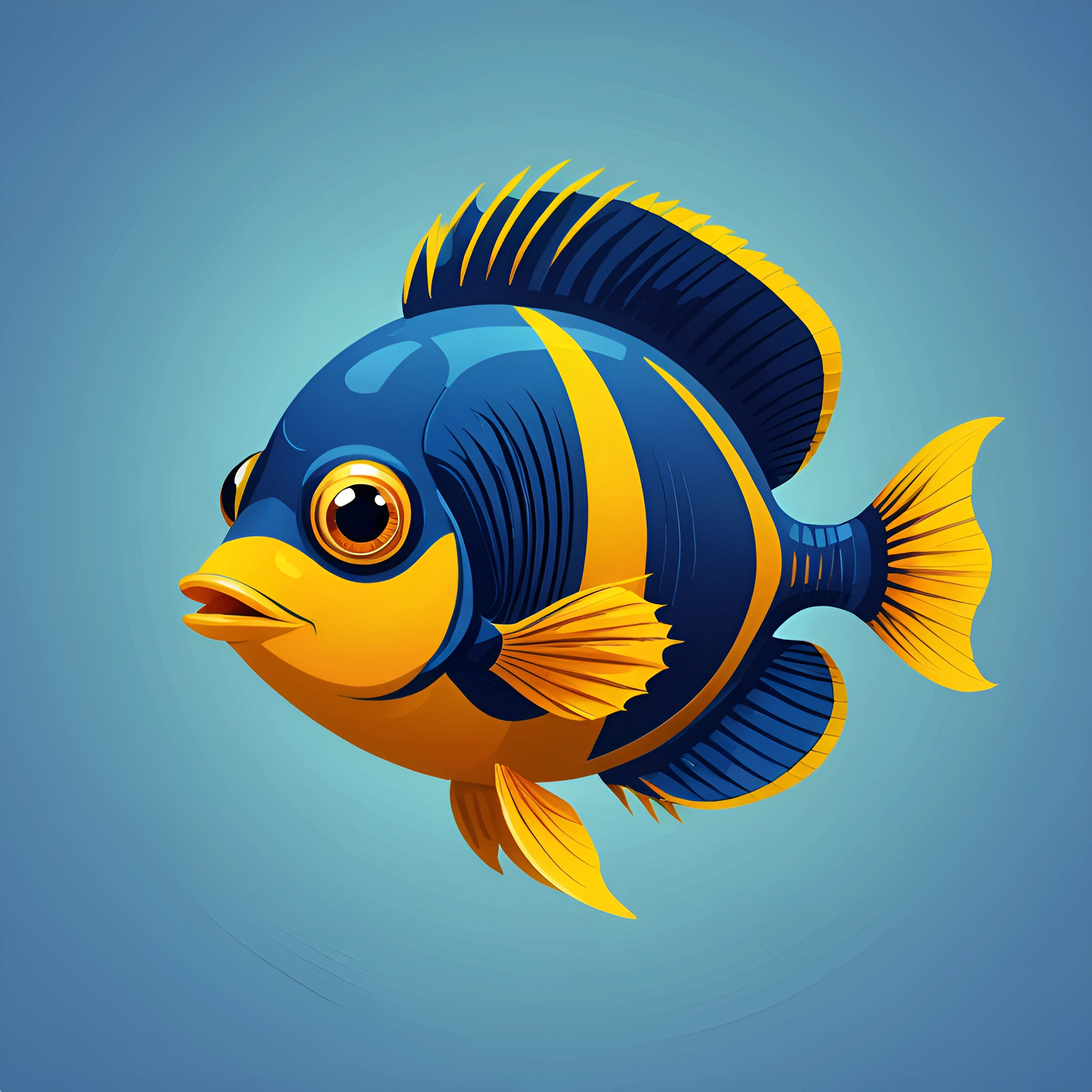 Colorful Cartoon Fish - Free Download - AI Scribbles