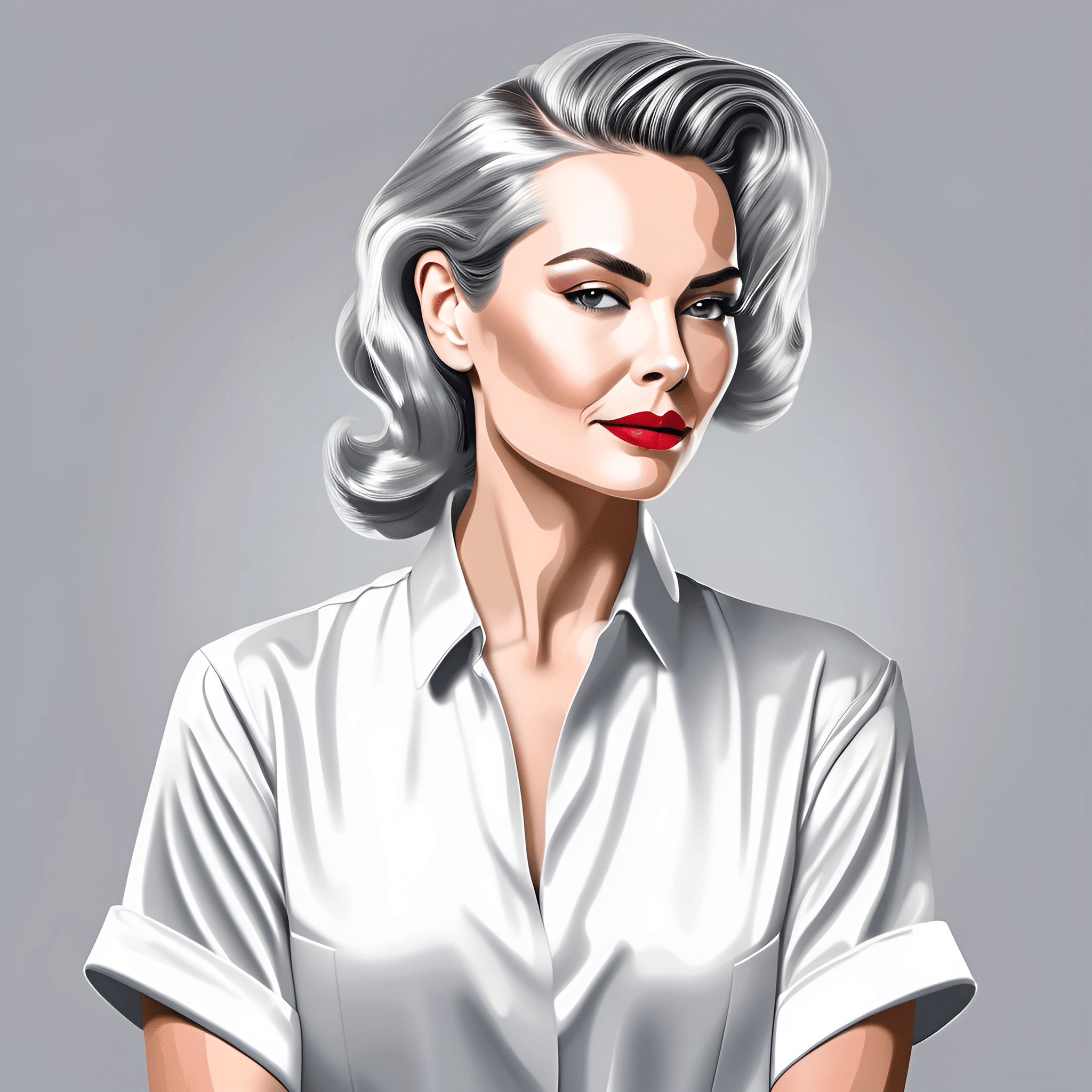 Elegant Vintage Woman Portrait - Free Download - AI Scribbles