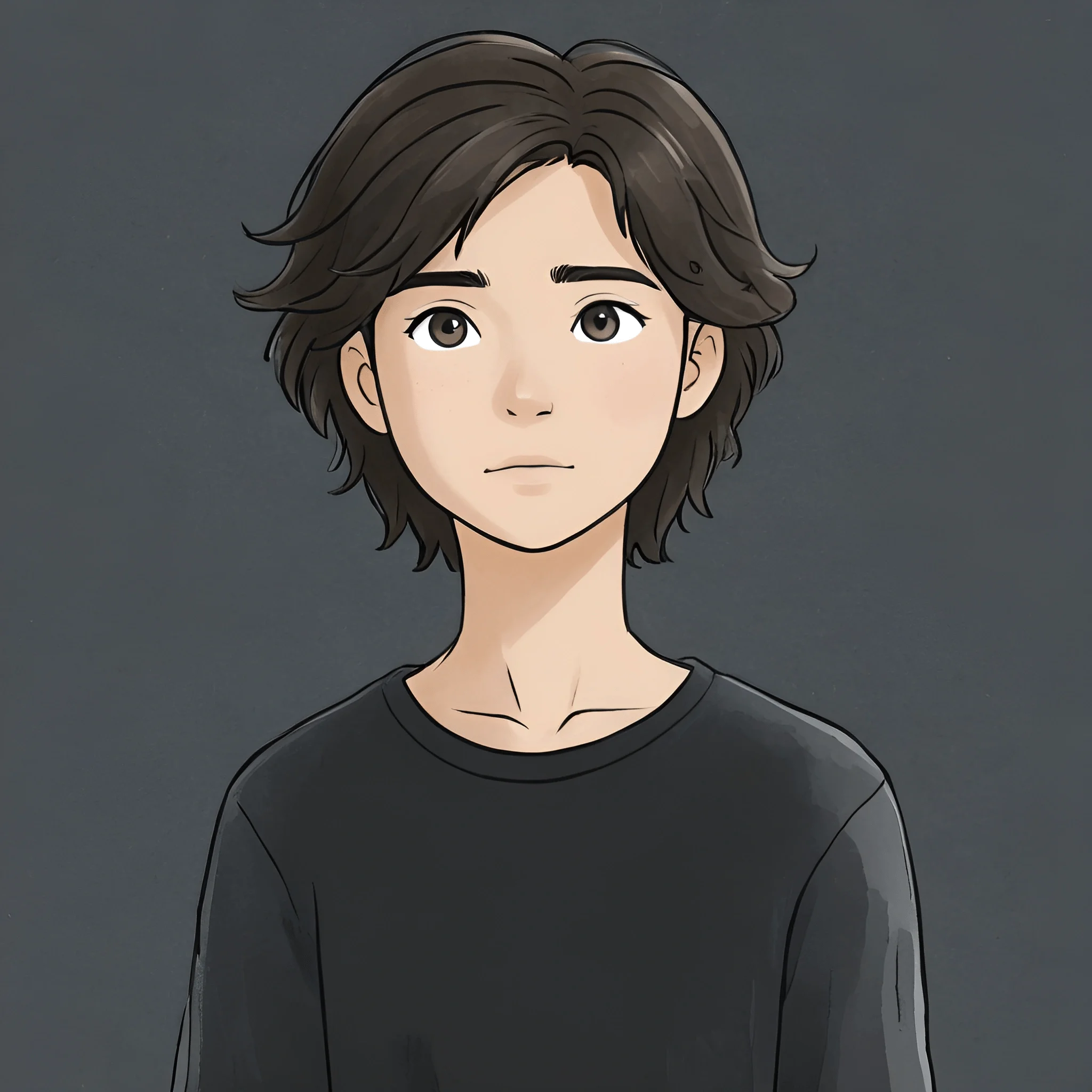 AnimeInspired Boy Character Portrait Free Download AI Scribbles