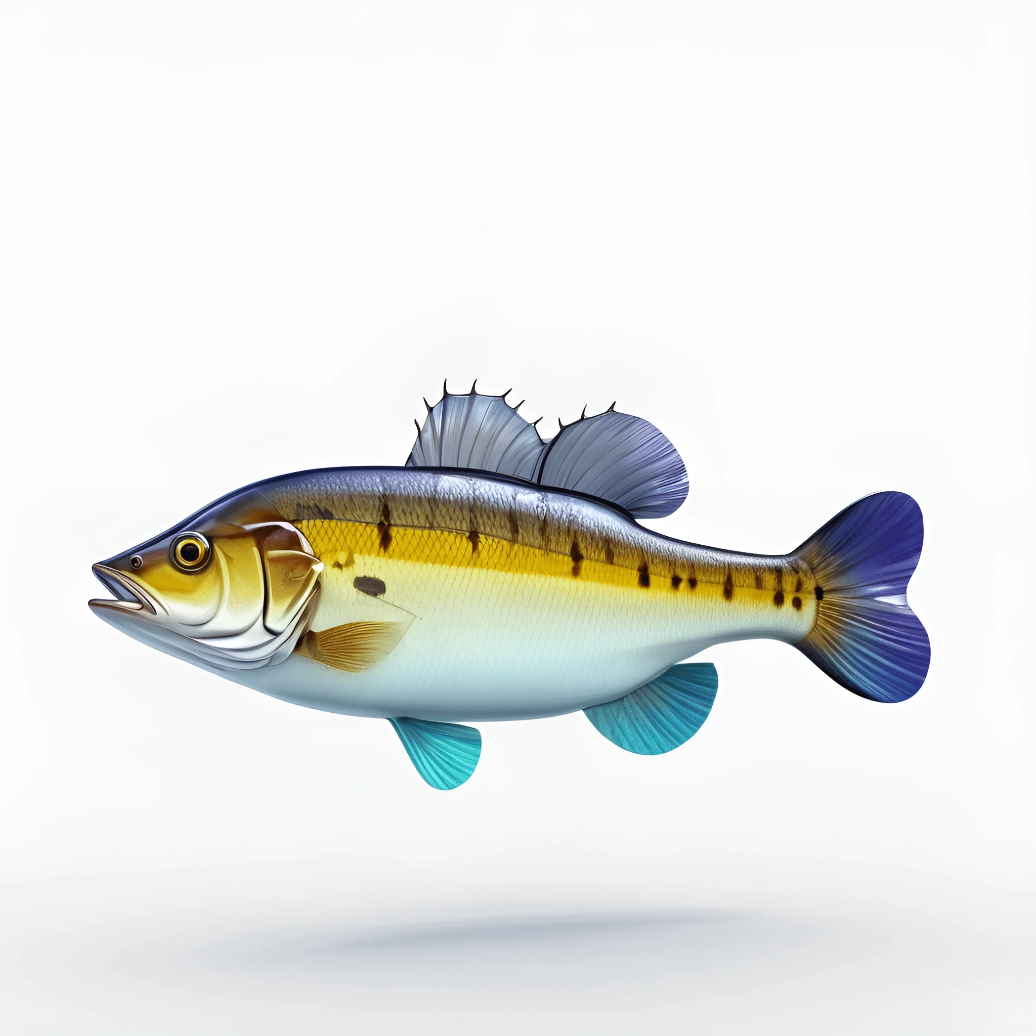 Fish Drawing Digital Realistic Digital Painting of a Fish - Free Download - AI Scribbles