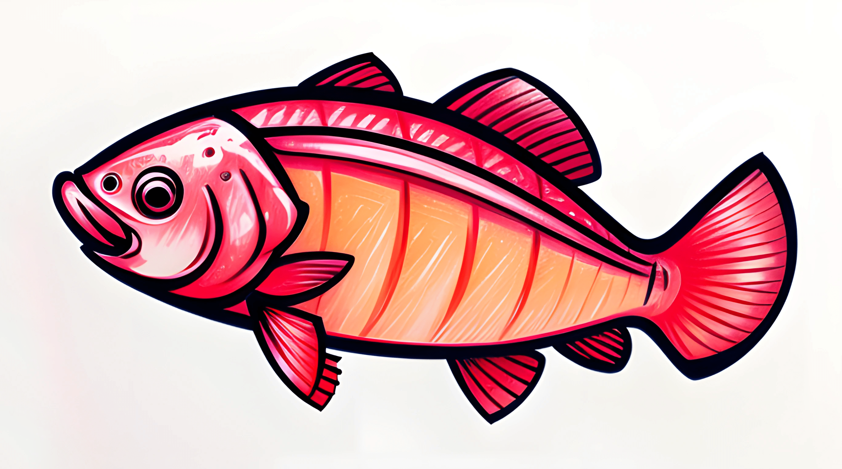 Colorful Cartoon Fish Illustration - Free Download - AI Scribbles