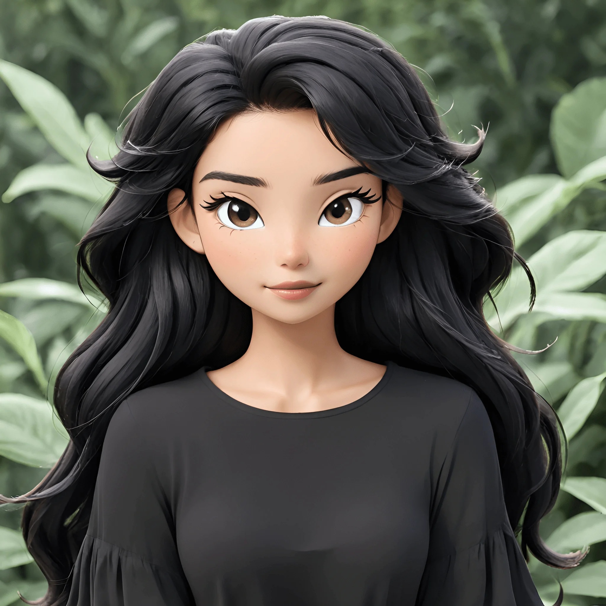 Stylized Female Character Portrait - Free Download - AI Scribbles