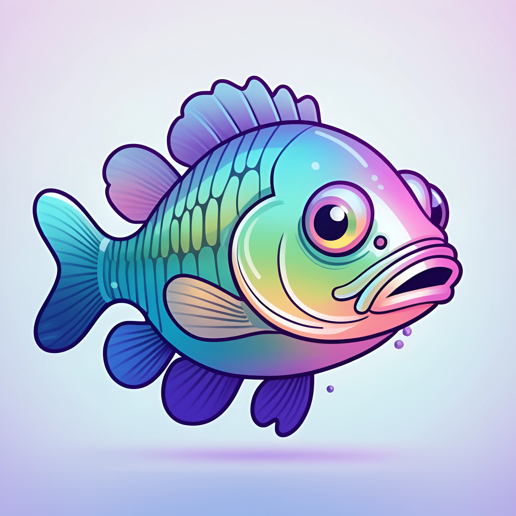 Chartoon Fish Vibrant Cartoon Fish Illustration - Free Download - AI Scribbles