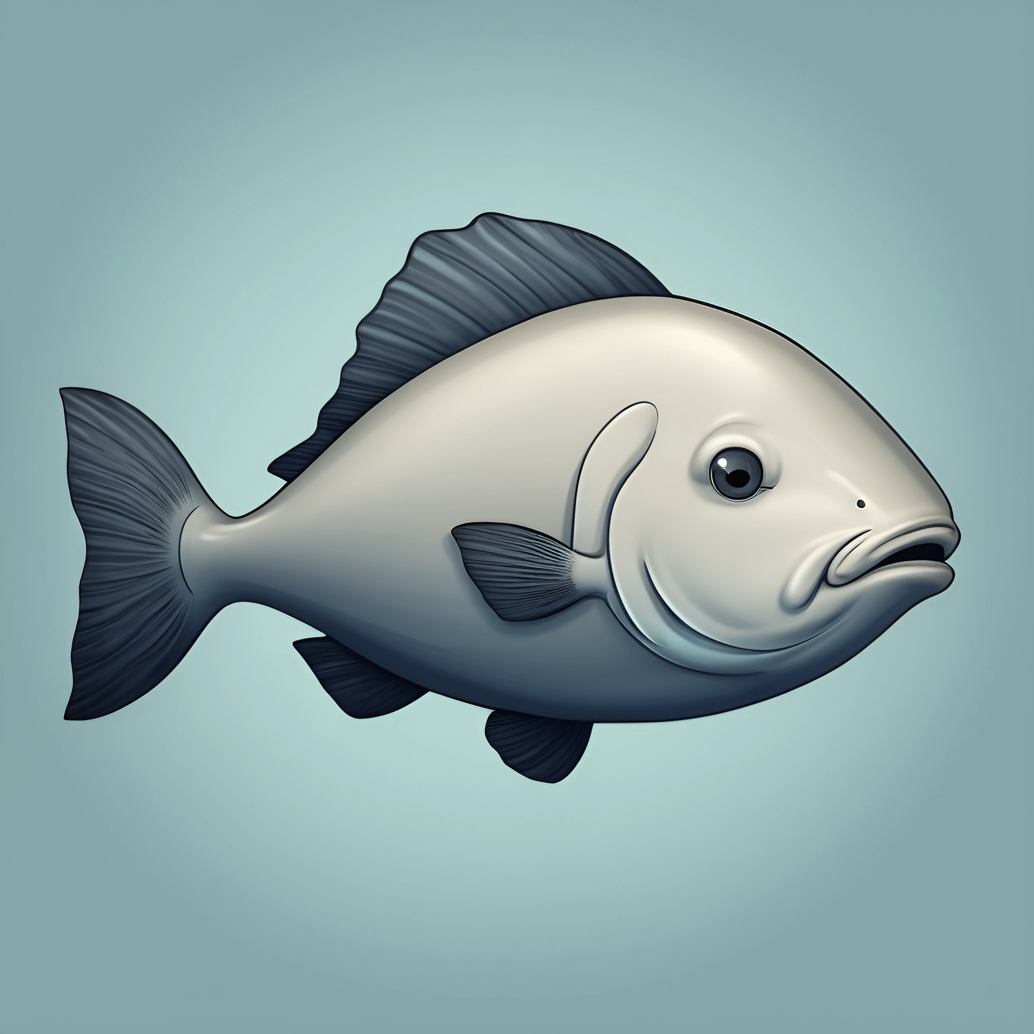 Fish Drawing Digital Digital Illustration of a Fish - Free Download - AI Scribbles