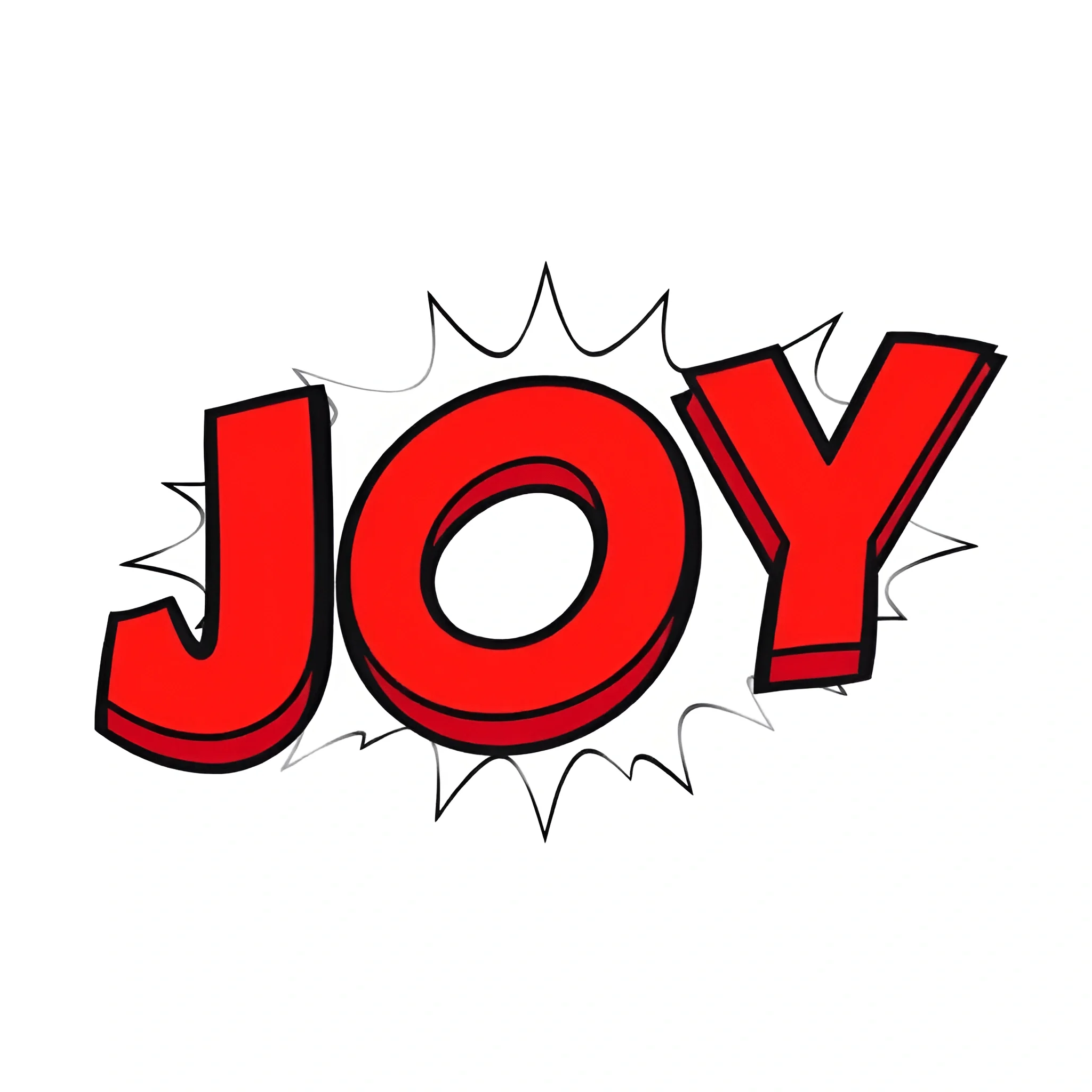 Bold Comic Style 'Joy' Text - Free Download - AI Scribbles
