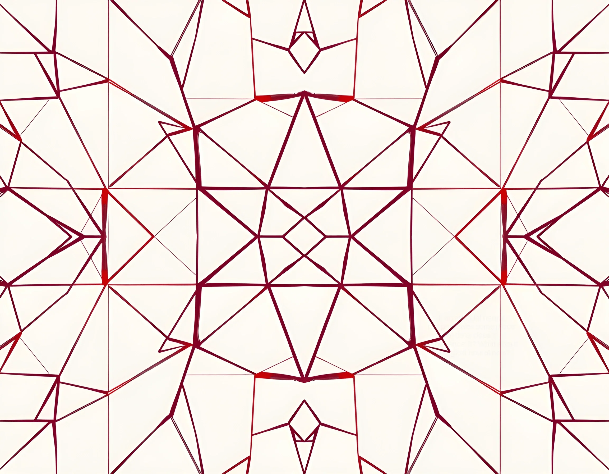 Red Geometric Pattern Design - Free Download - AI Scribbles