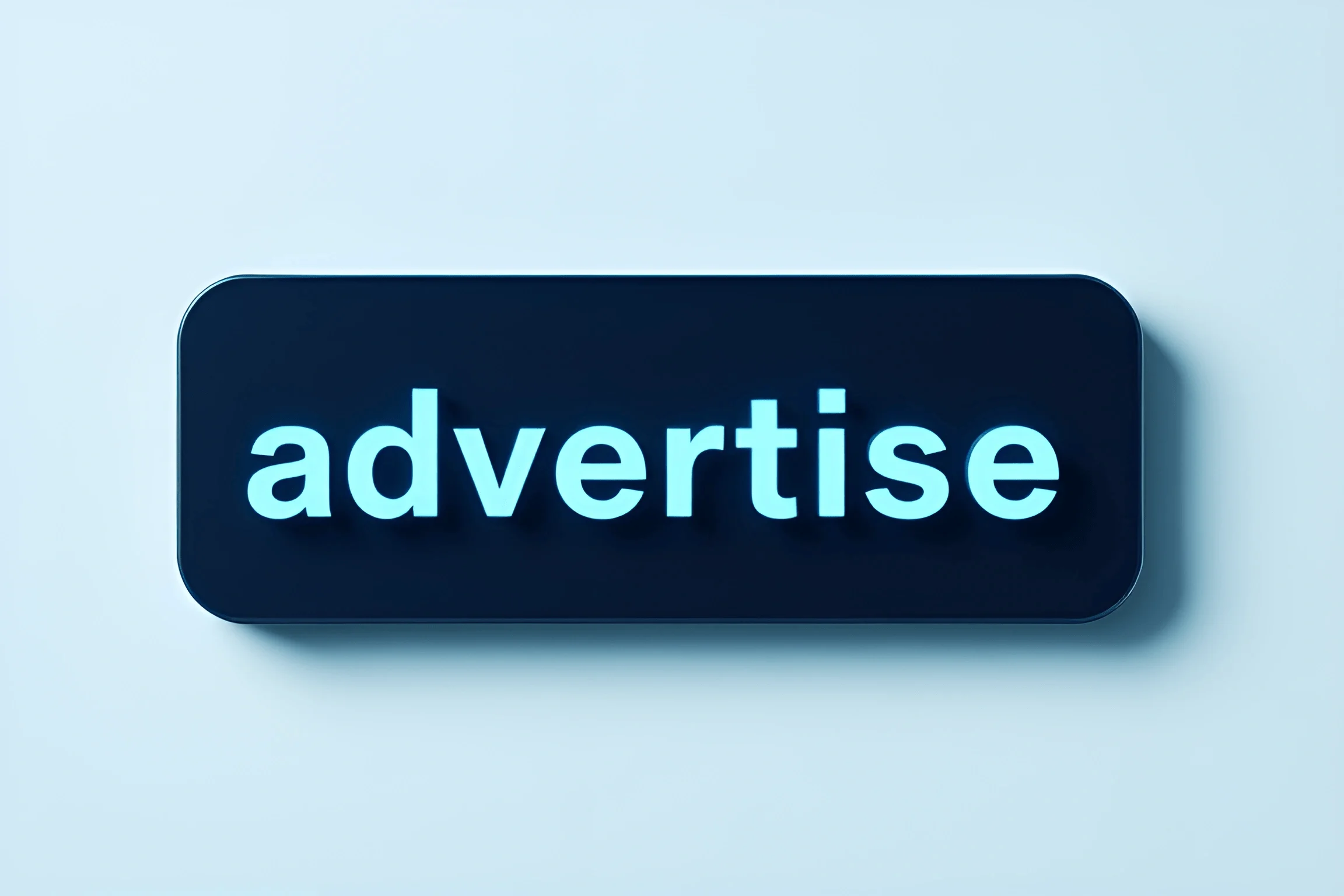 Blue Advertise Sign - Free Download - AI Scribbles