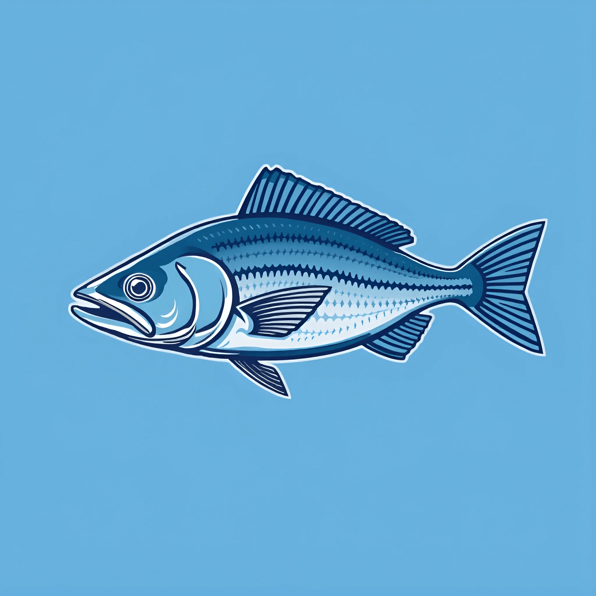 Illustration of a Freshwater Fish - Free Download - AI Scribbles