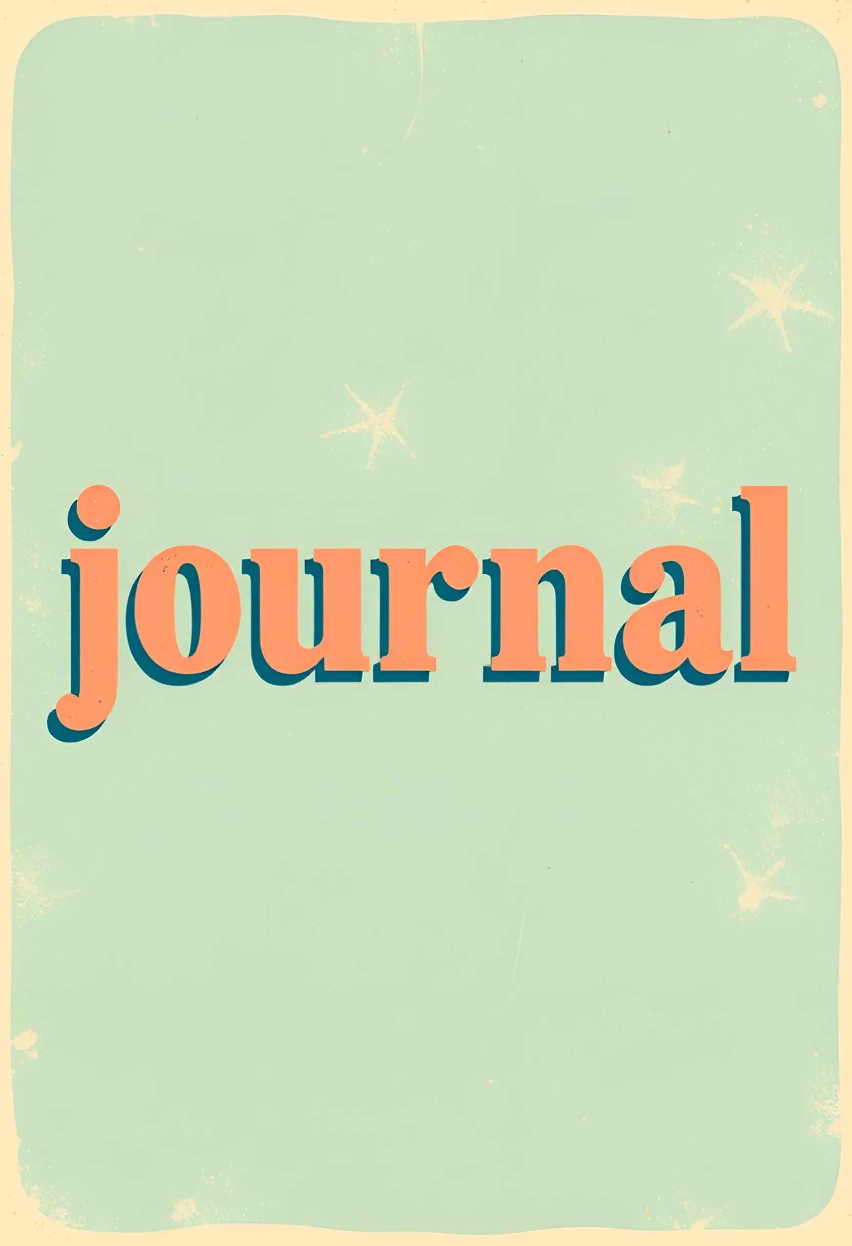 Vintage Style Journal Typography - Free Download - AI Scribbles