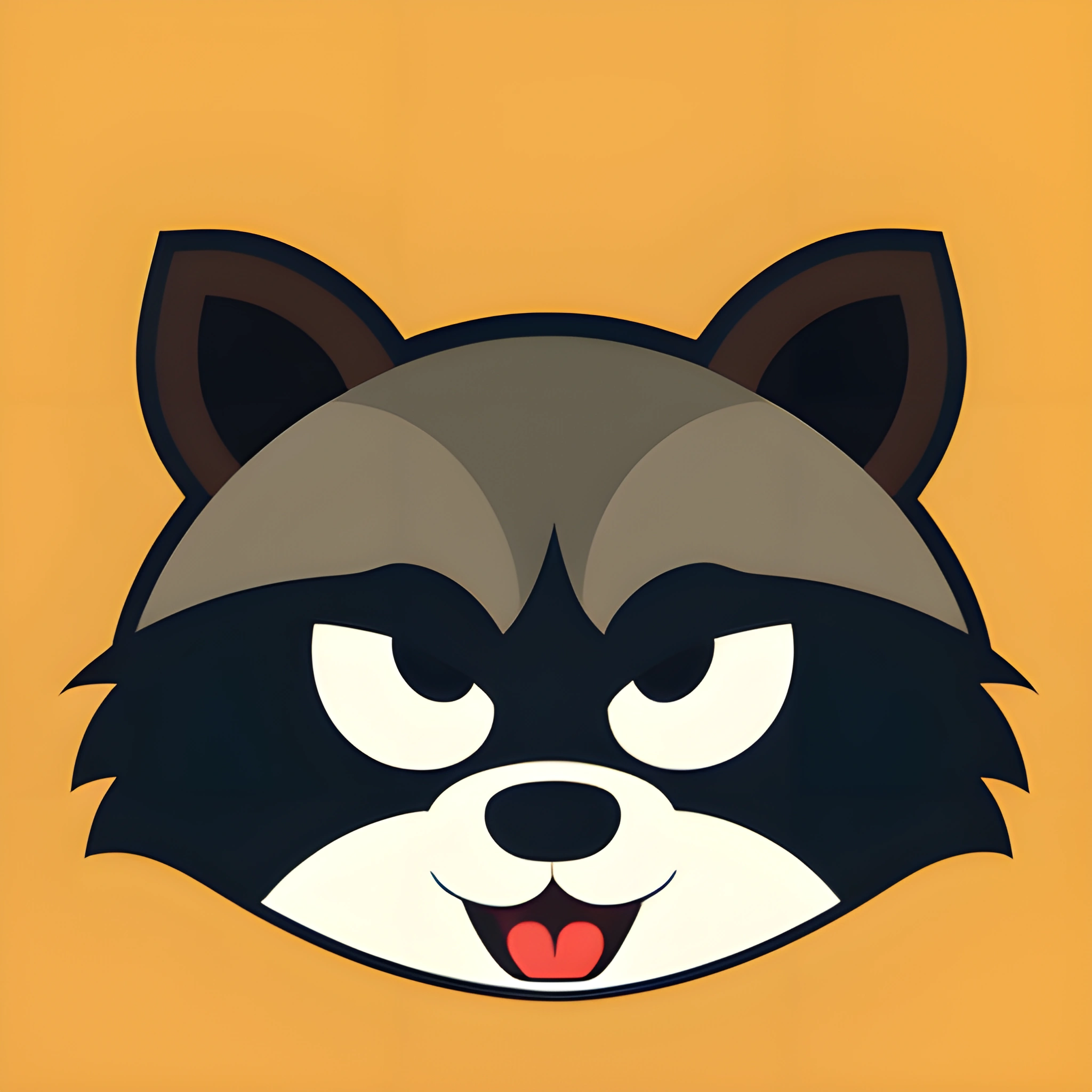 Cartoon Raccoon Head - Free Download - AI Scribbles