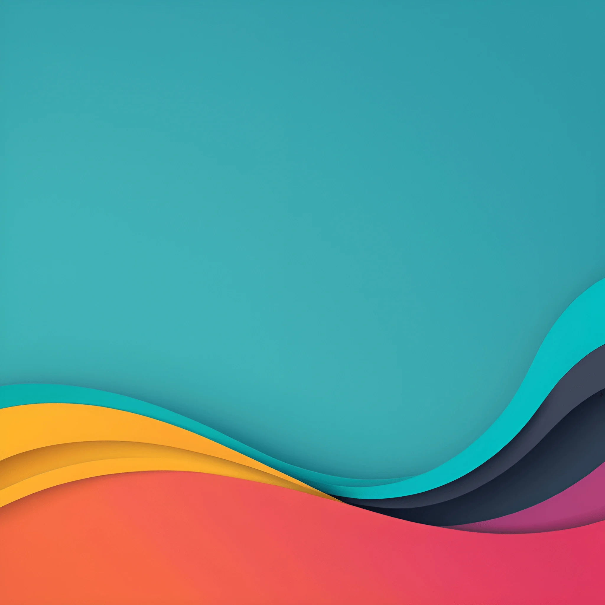 Simple Wave Abstract Background Colorful Abstract Waves Background - Free Download - AI Scribbles